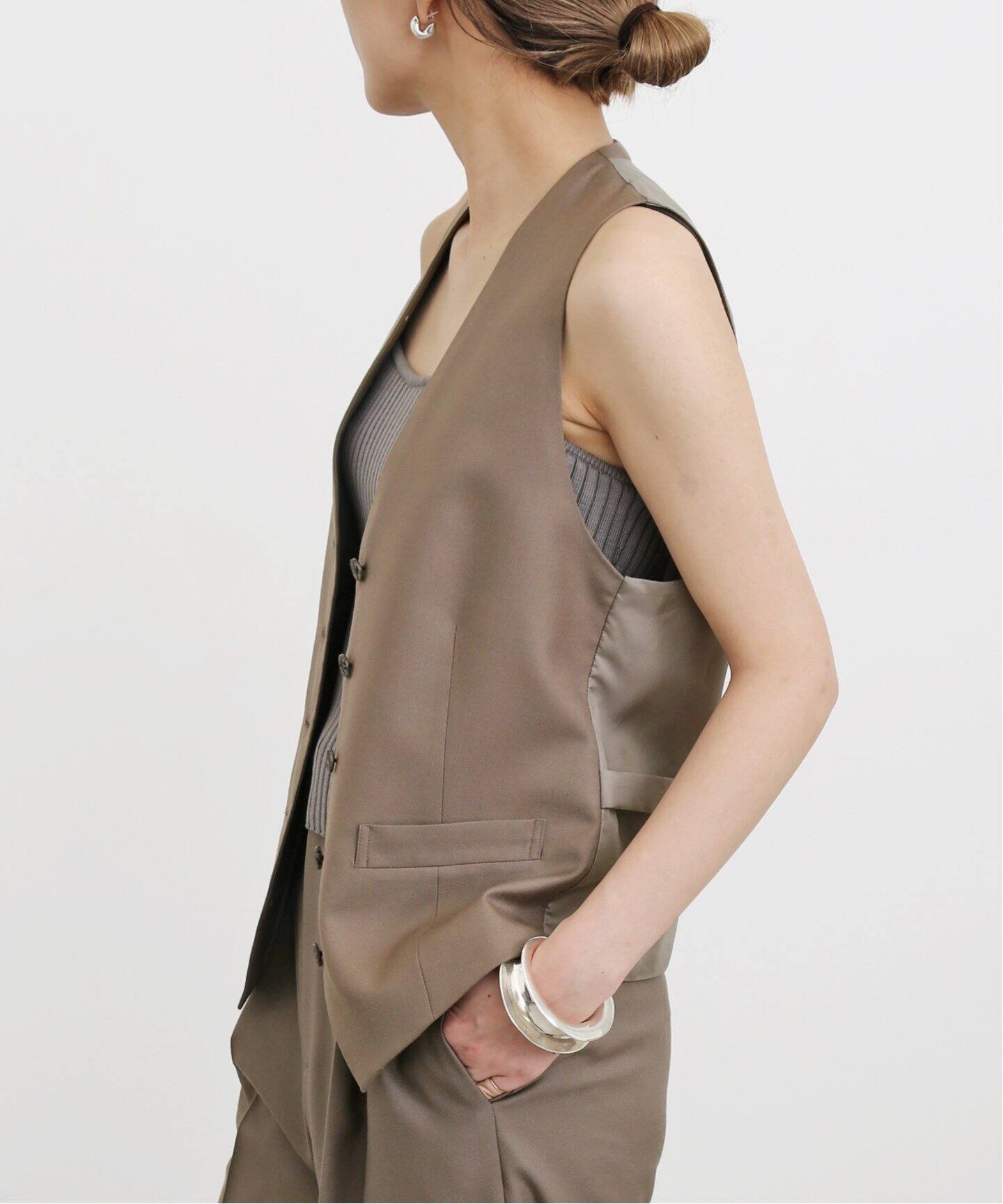 Worsted Wool Vest（スーツベスト）｜L