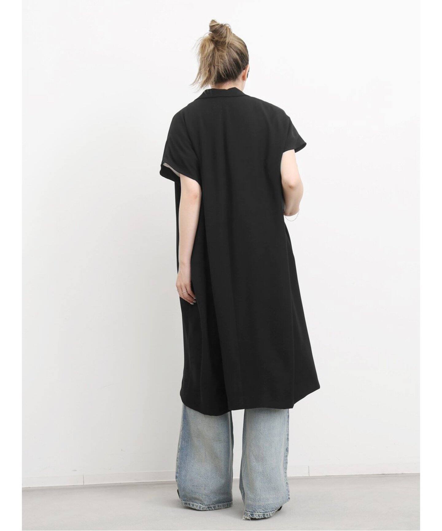 Col Pierrot /コル ピエロ】Georgette Long Vest（ベスト）｜L  