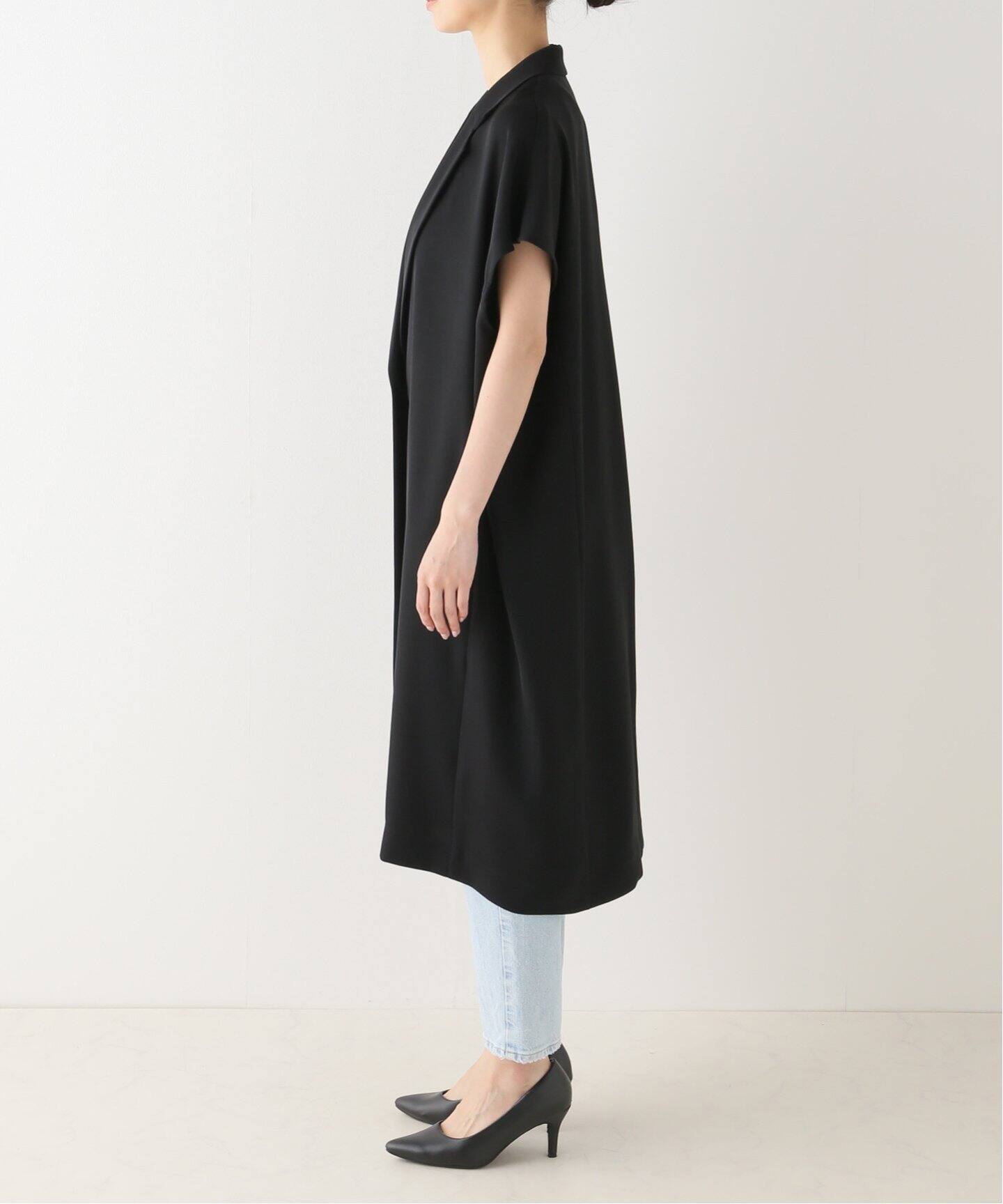 Col Pierrot /コル ピエロ】Georgette Long Vest（ベスト）｜L 