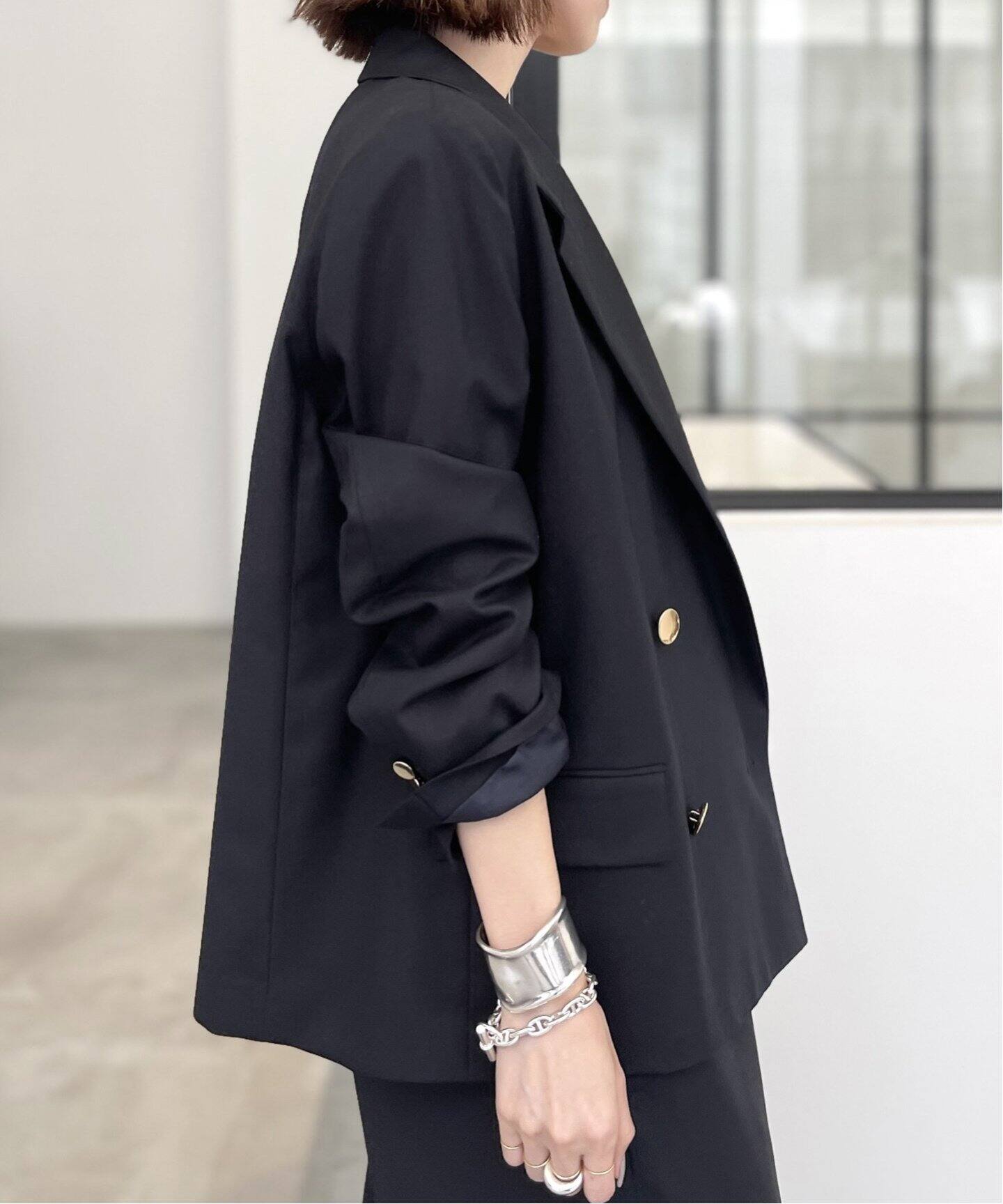 Col Pierrot /コル ピエロ】Wool Surge Double Jacket（テーラード 