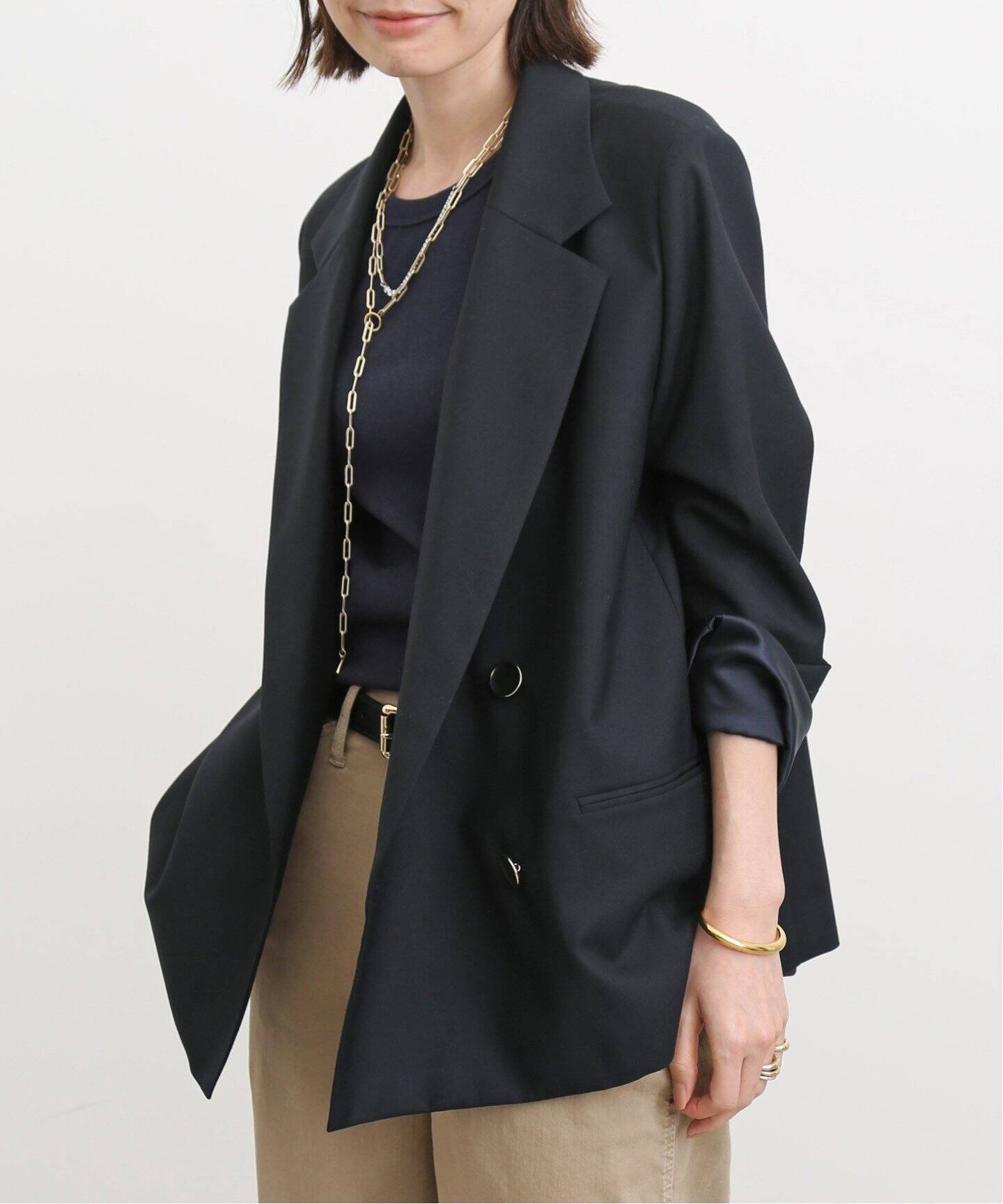 Col Pierrot /コル ピエロ】Wool Surge Double Jacket（テーラード 