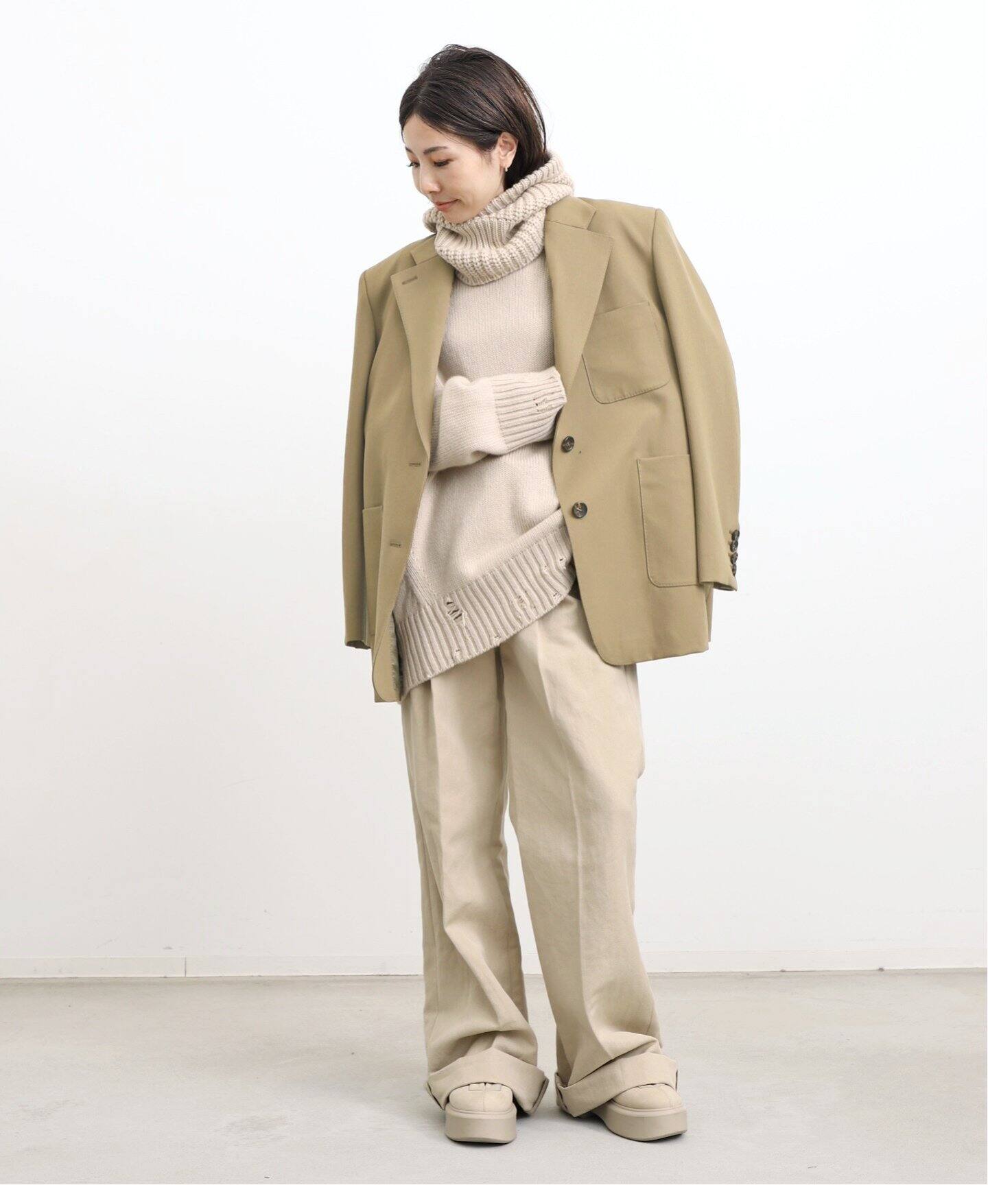 Drill Twill Big Jacket（テーラードジャケット）｜L 