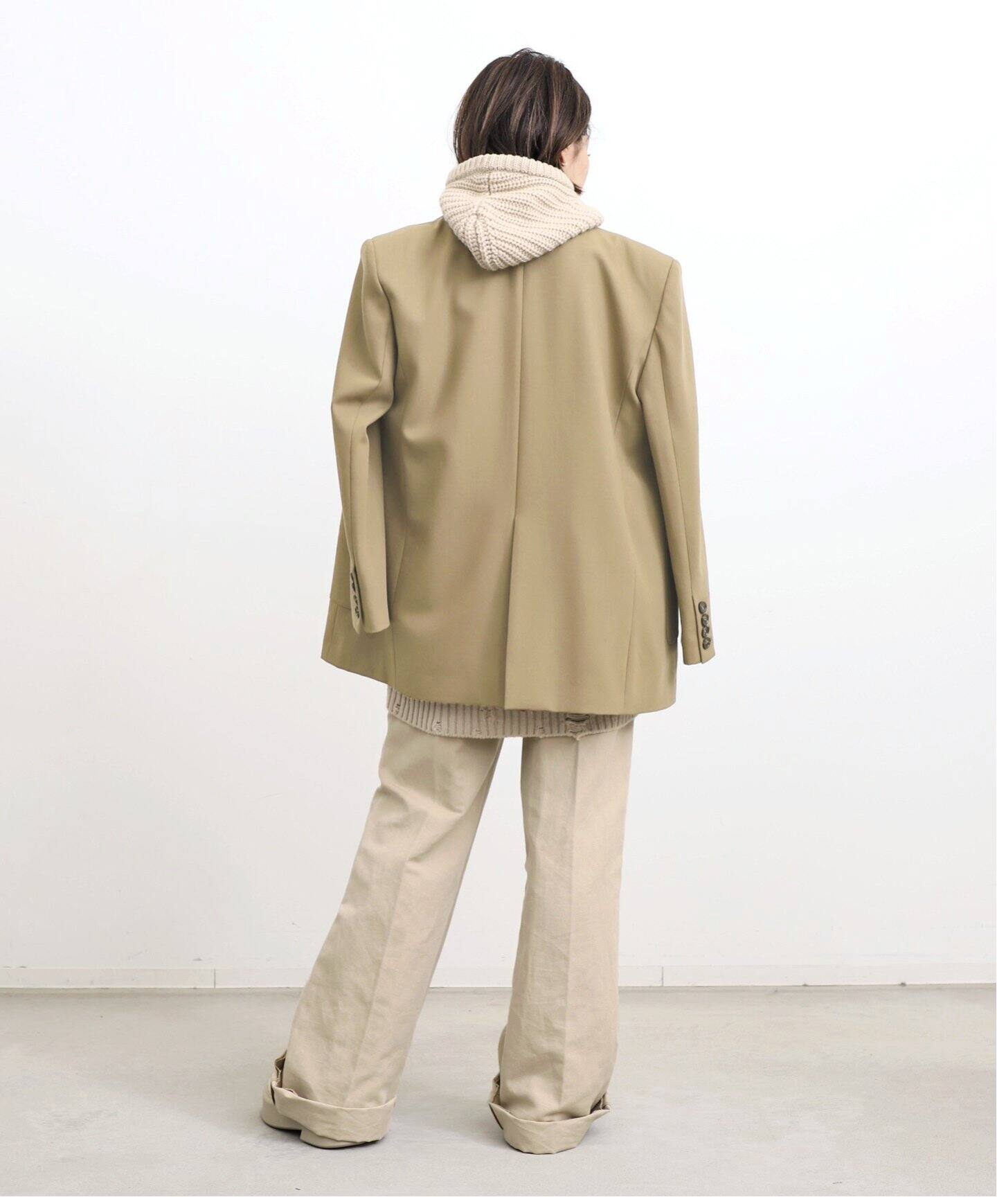 Drill Twill Big Jacket（テーラードジャケット）｜L 