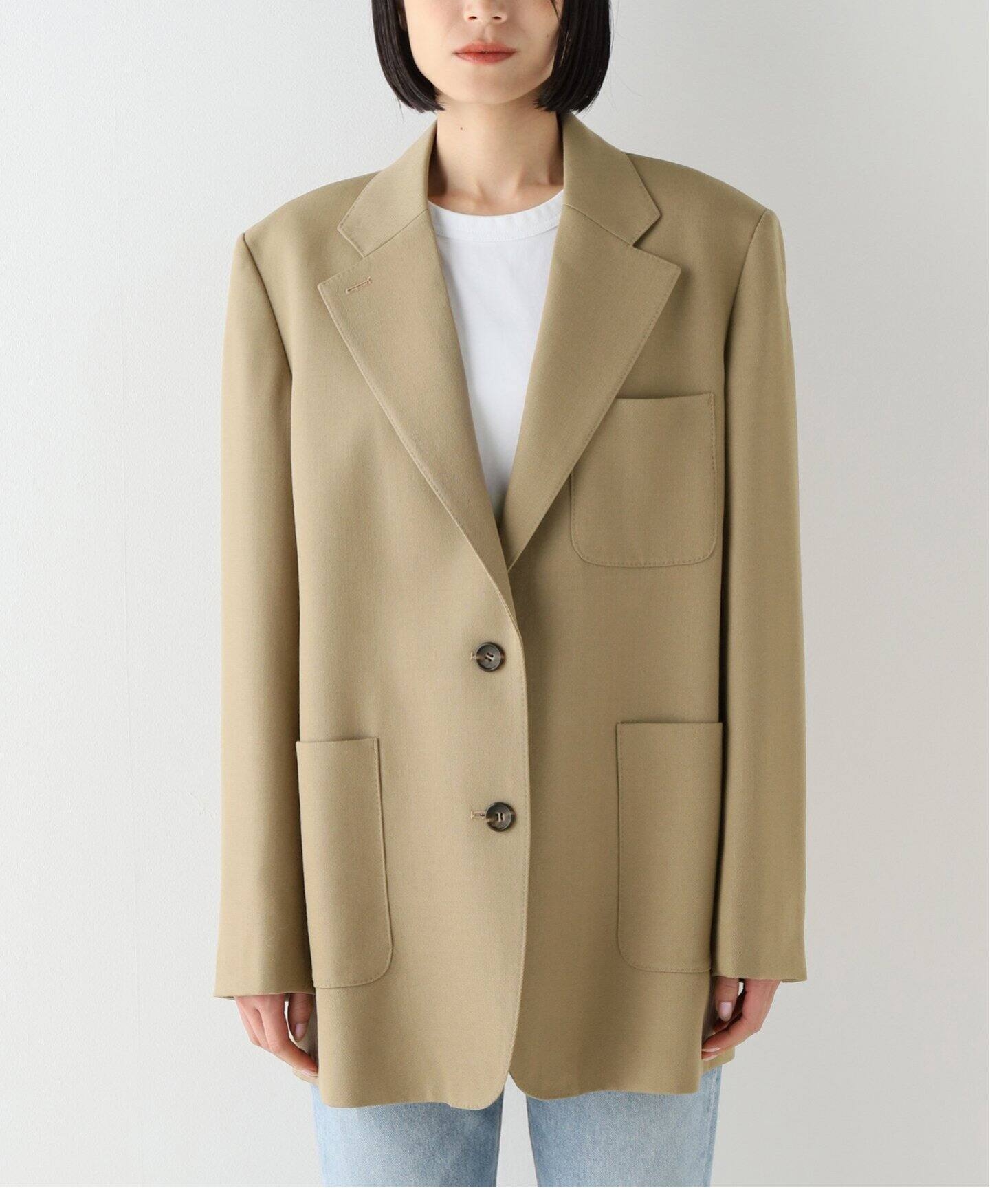 Drill Twill Big Jacket（テーラードジャケット）｜L 