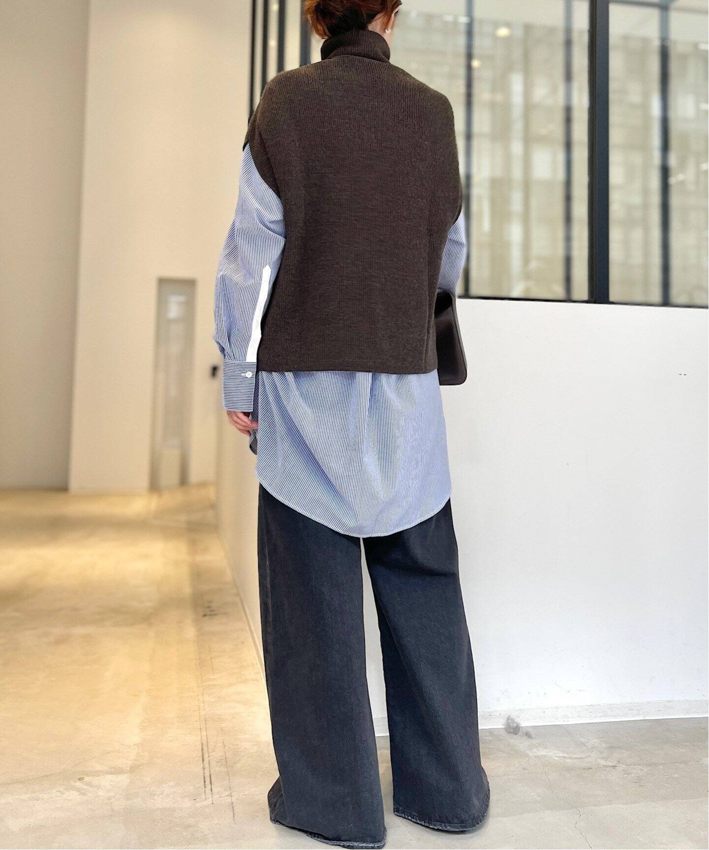 MARK KENLY DOMINO TAN /マークケンリードミノタン】T/N KNIT VEST  