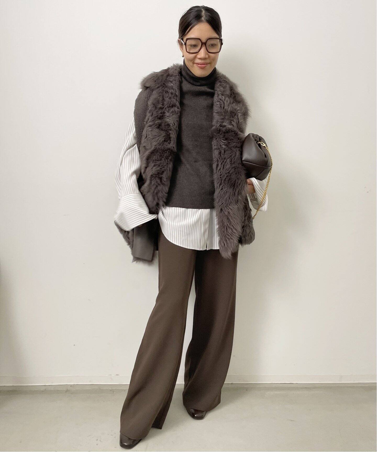 MARK KENLY DOMINO TAN /マークケンリードミノタン】T/N KNIT VEST  