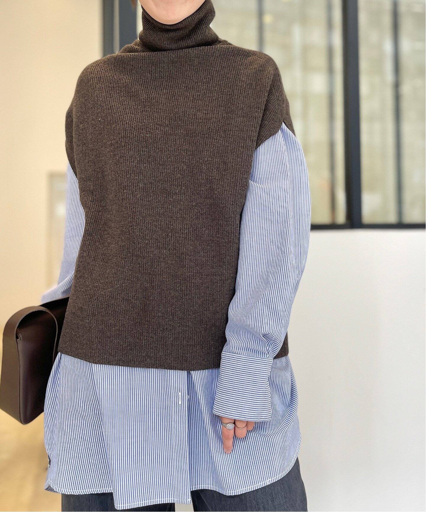MARK KENLY DOMINO TAN /マークケンリードミノタン】T/N KNIT VEST  