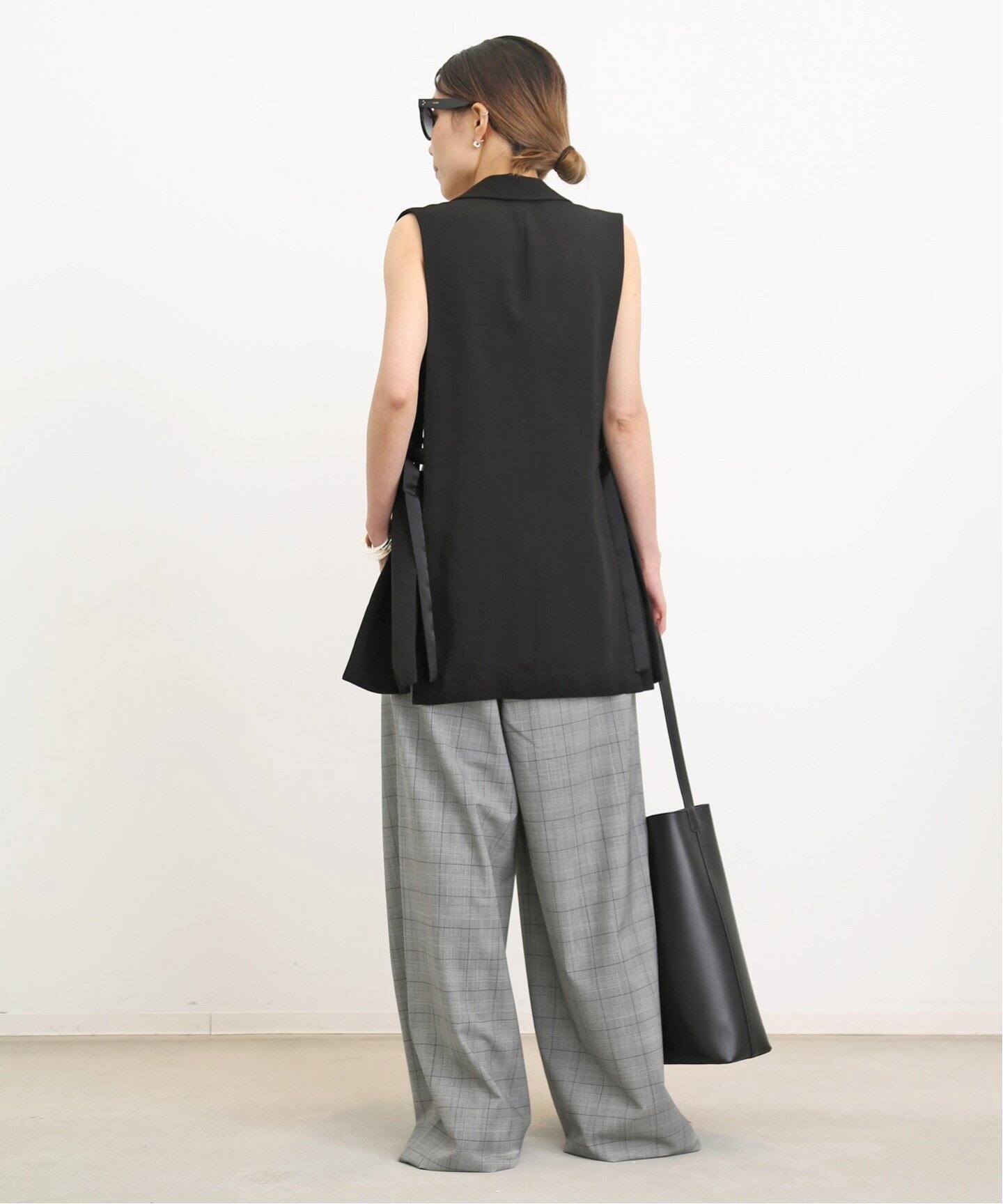 Col Pierrot /コル ピエロ】Georgette Vest（その他ジャケット・スーツ 