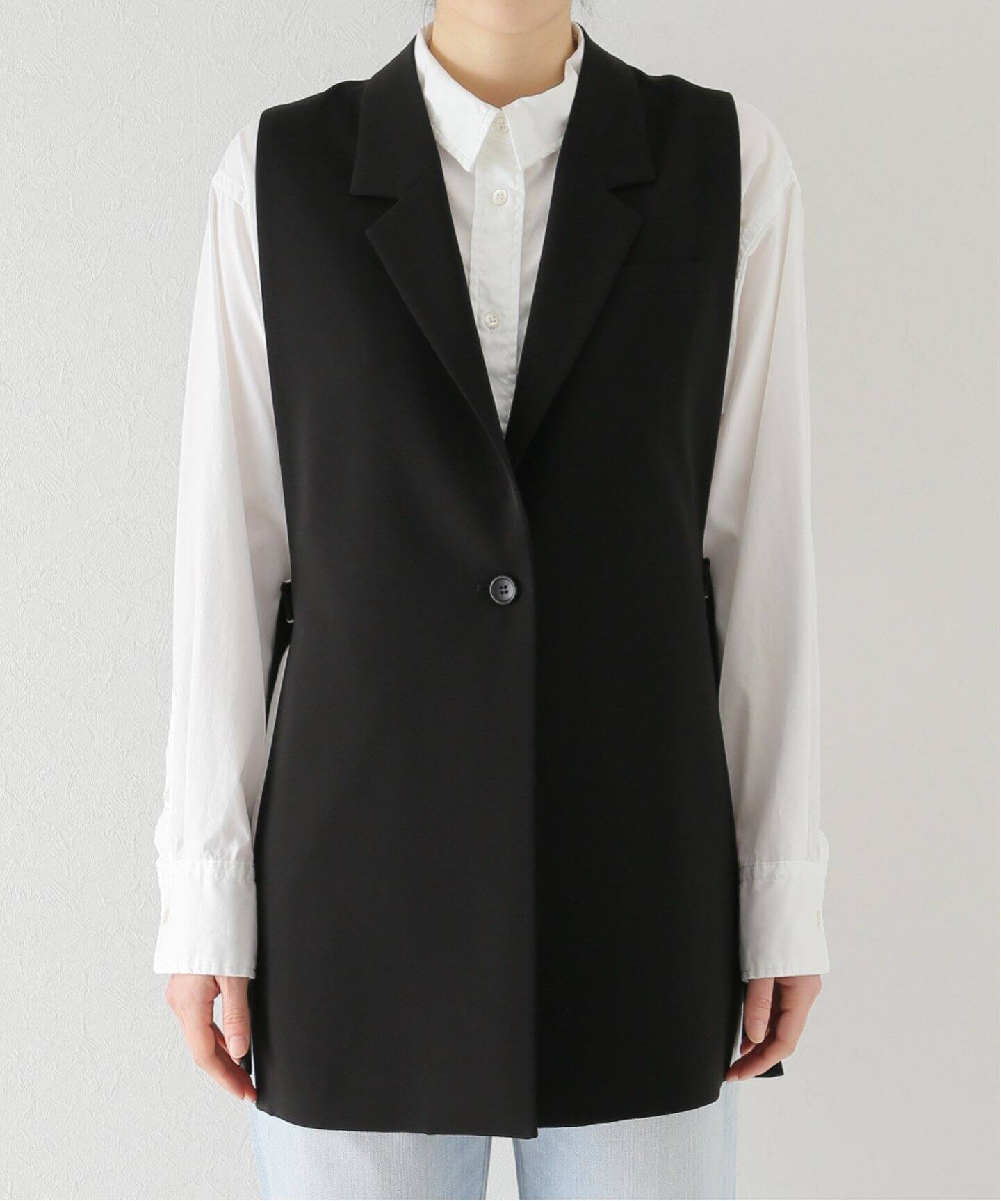 Col Pierrot /コル ピエロ】Georgette Vest（その他ジャケット・スーツ 
