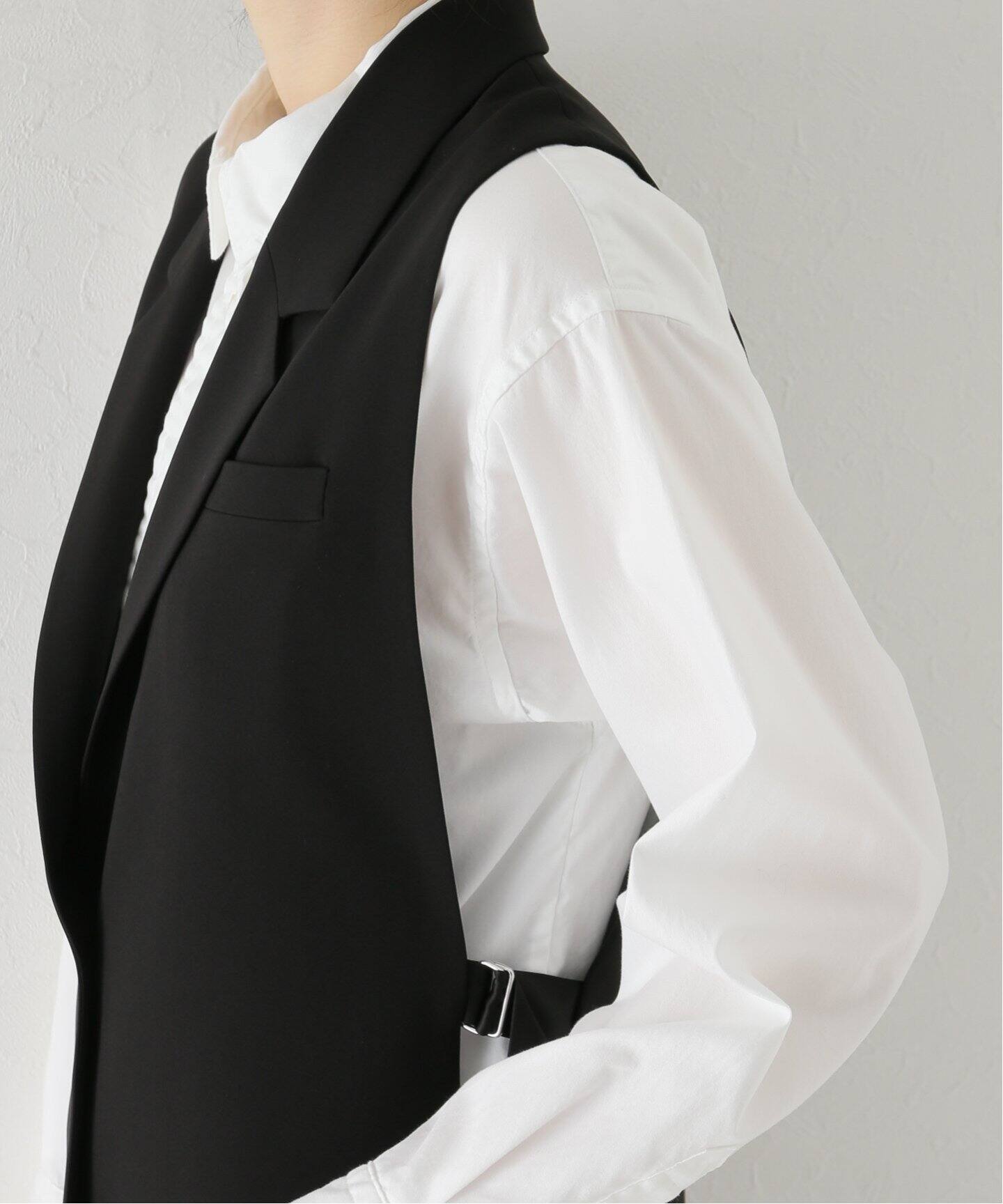 Col Pierrot /コル ピエロ】Georgette Vest（その他ジャケット・スーツ 