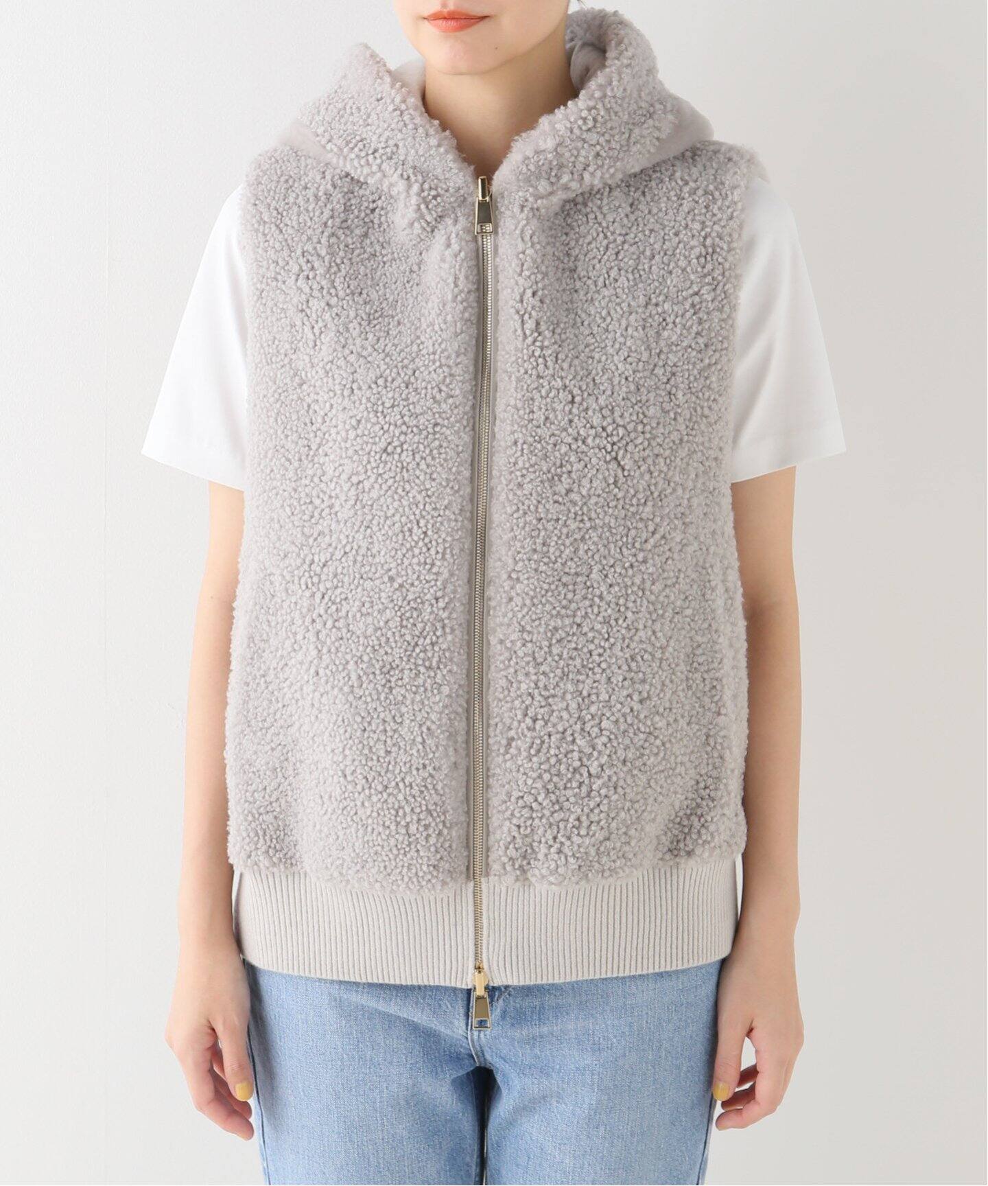 SUPREMA/シュプレマ】 ReversibleVEST (Mouton×Cashmere)（その他 
