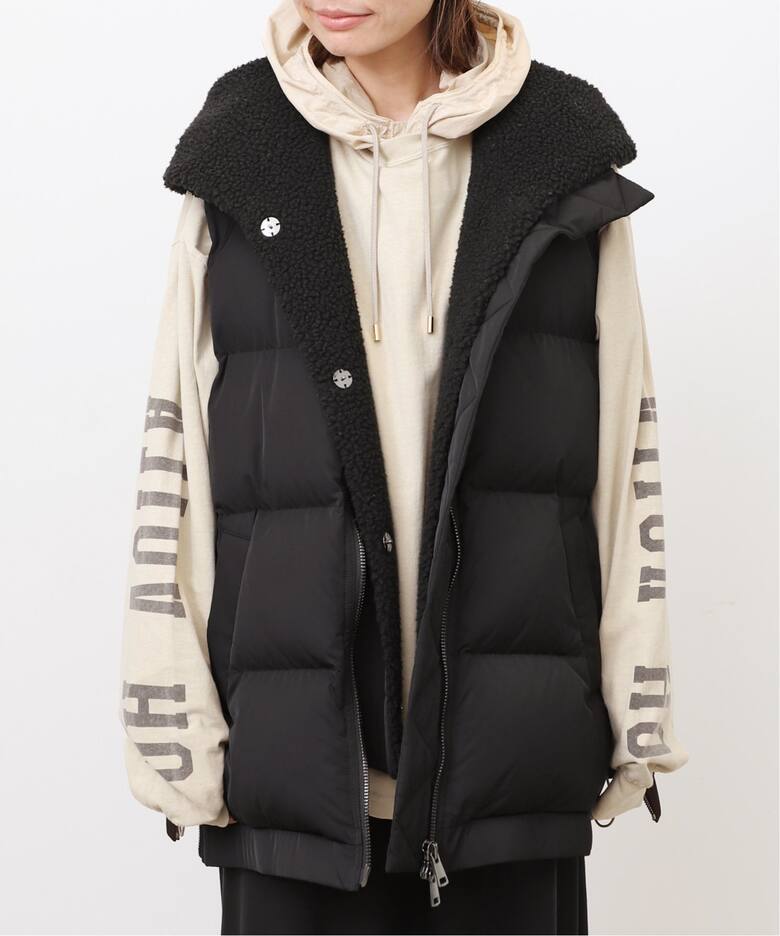 LOU ANDREA/ルーアンドレア】2WAY DOWN VEST（ダウン・中綿ベスト  