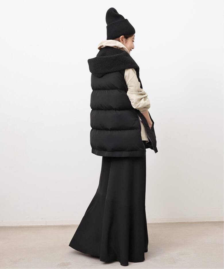 LOU ANDREA/ルーアンドレア】2WAY DOWN VEST（ダウン・中綿ベスト 