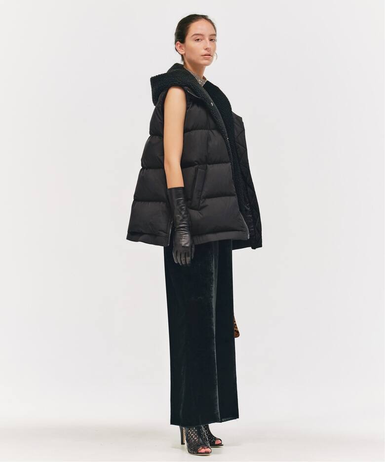LOU ANDREA/ルーアンドレア】2WAY DOWN VEST（ダウン・中綿ベスト  