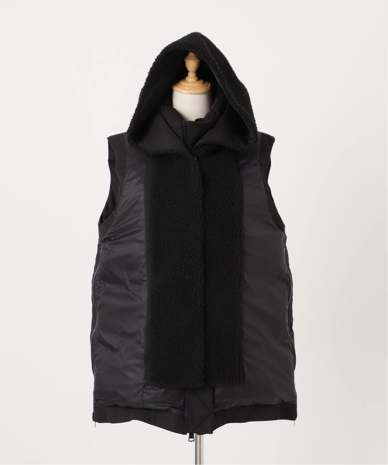 LOU ANDREA/ルーアンドレア】2WAY DOWN VEST（ダウン・中綿ベスト  