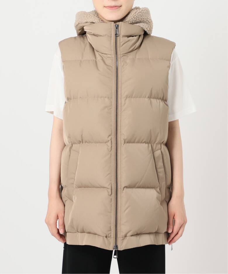 LOU ANDREA/ルーアンドレア】2WAY DOWN VEST（ダウン・中綿ベスト 