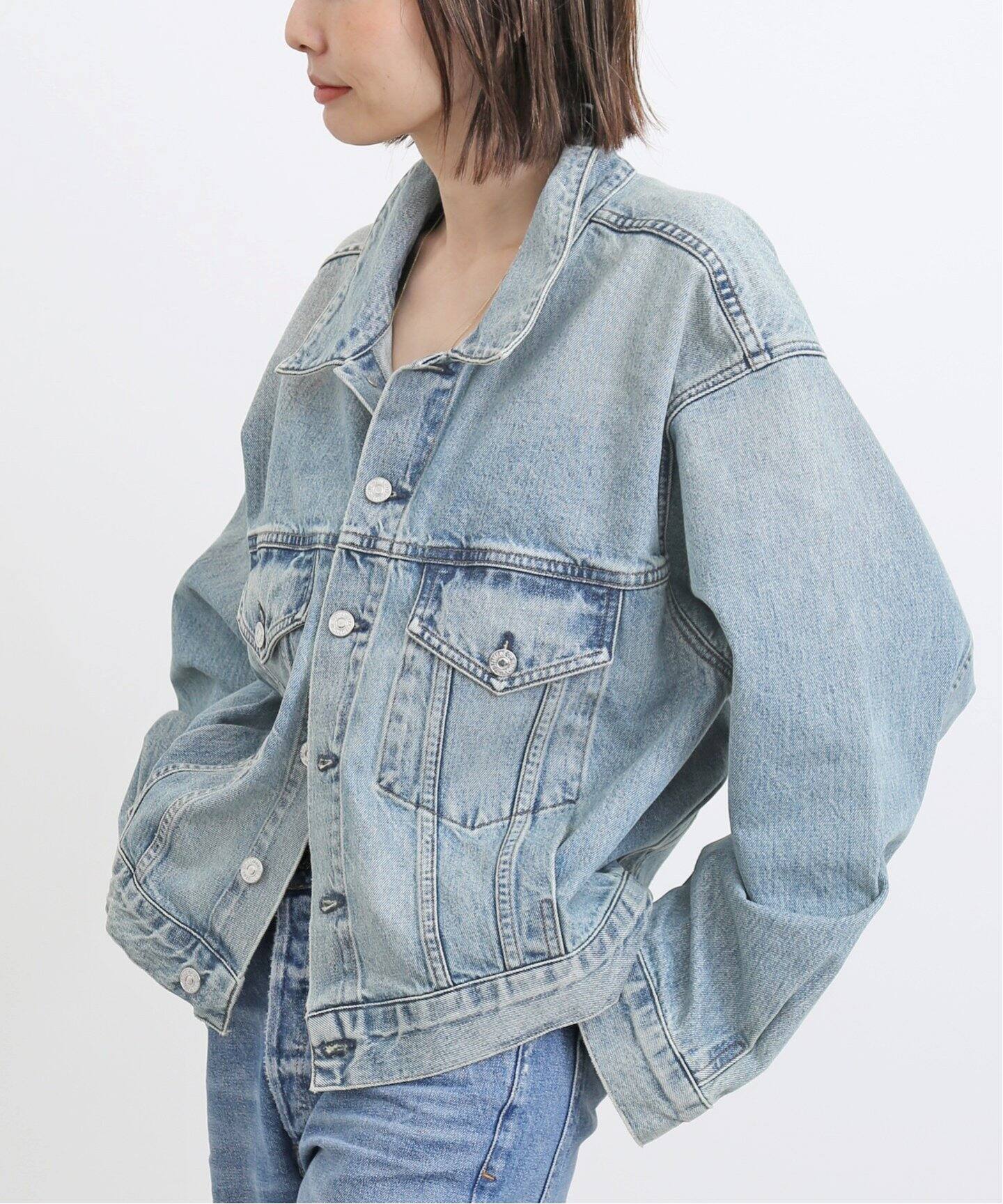 Citizens of humanity】STEVIE DENIM JACKE（デニムジャケット）｜L  