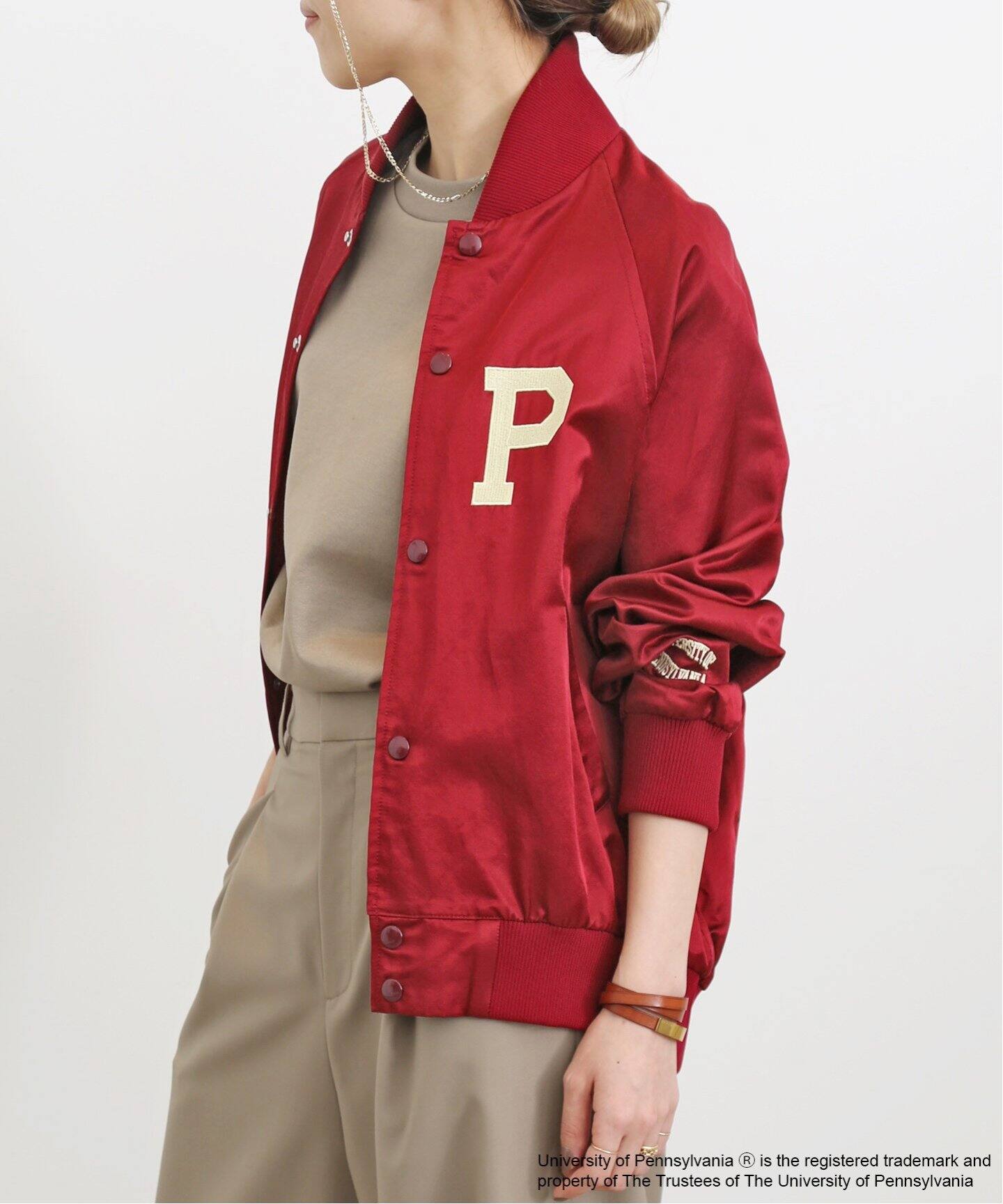 COUTURE D`ADAM/クチュールドアダム】Penn univ. stadium Jumper  