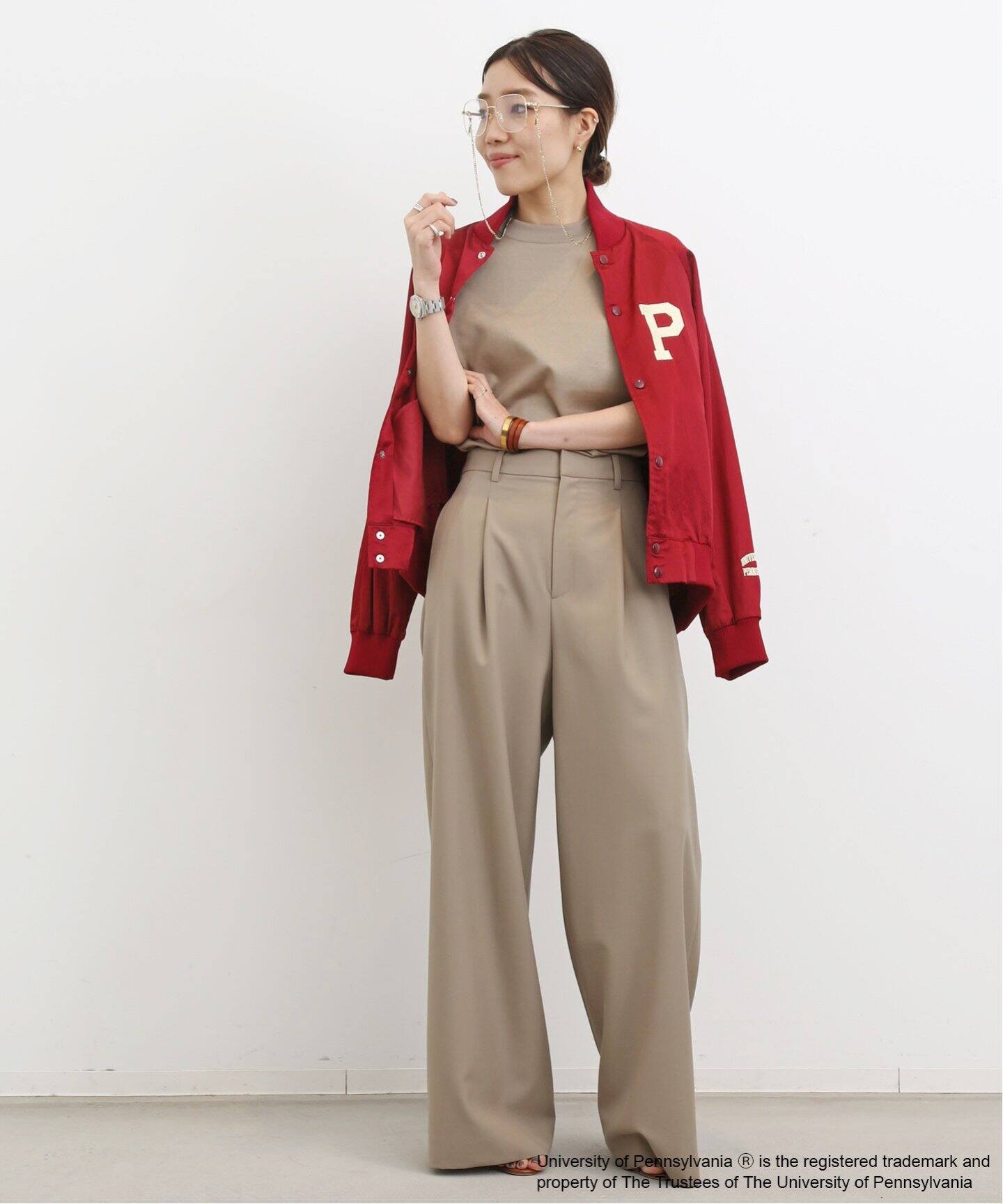 COUTURE D`ADAM/クチュールドアダム】Penn univ. stadium Jumper  