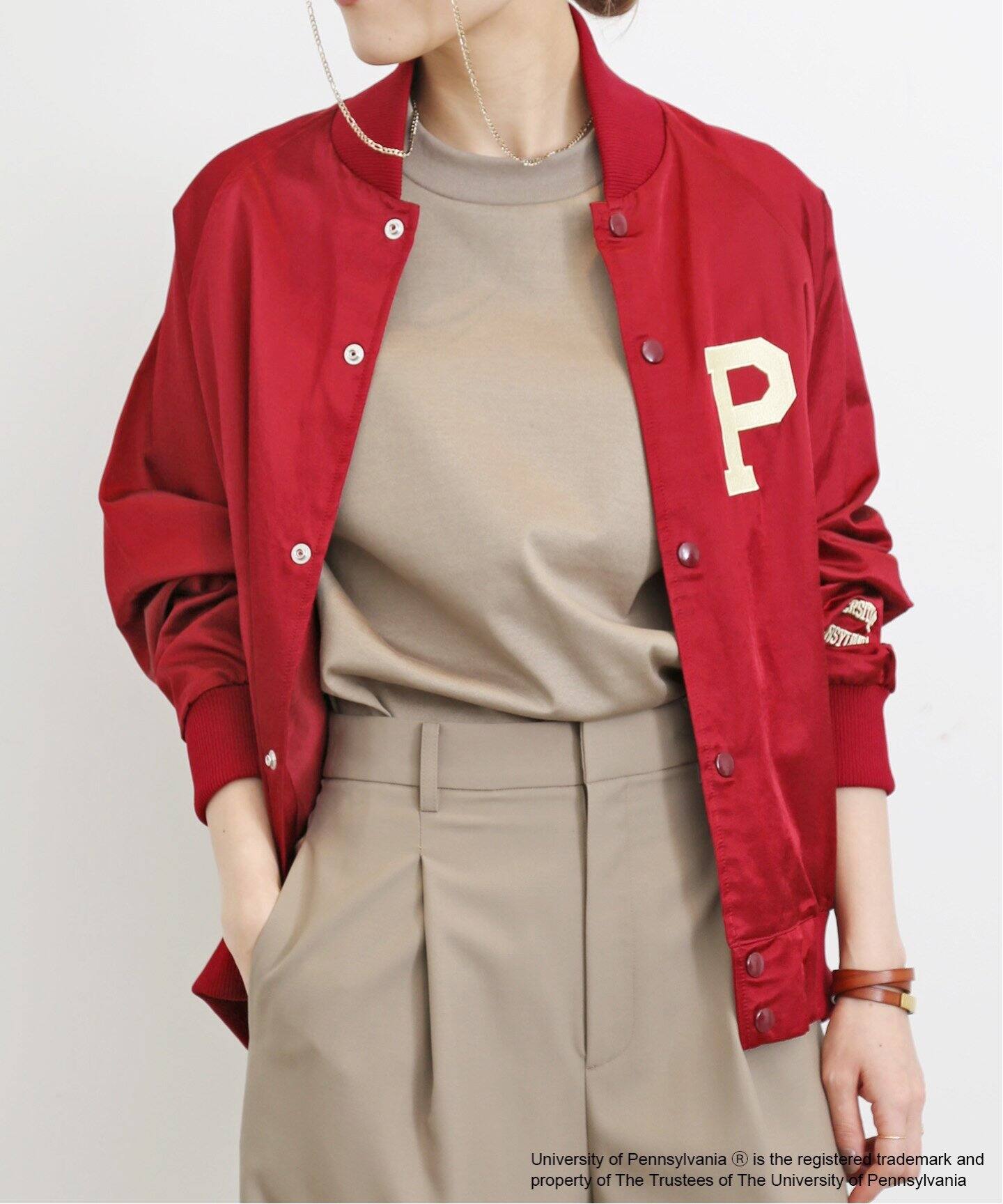 COUTURE D`ADAM/クチュールドアダム】Penn univ. stadium Jumper  