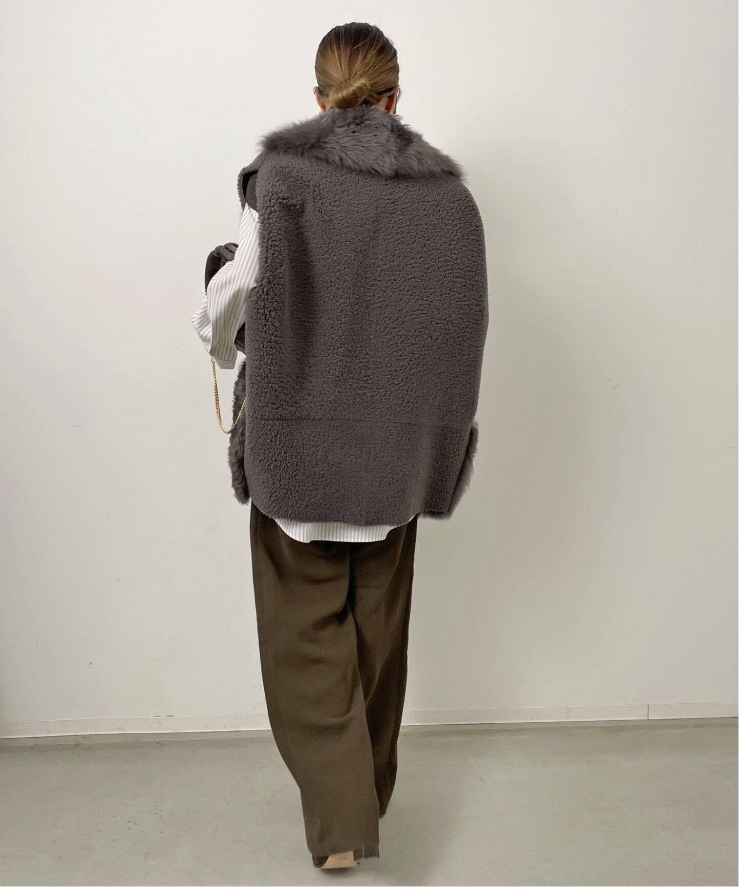 BLANCHA/ブランカ】MOUTON VEST（ベスト）｜L 