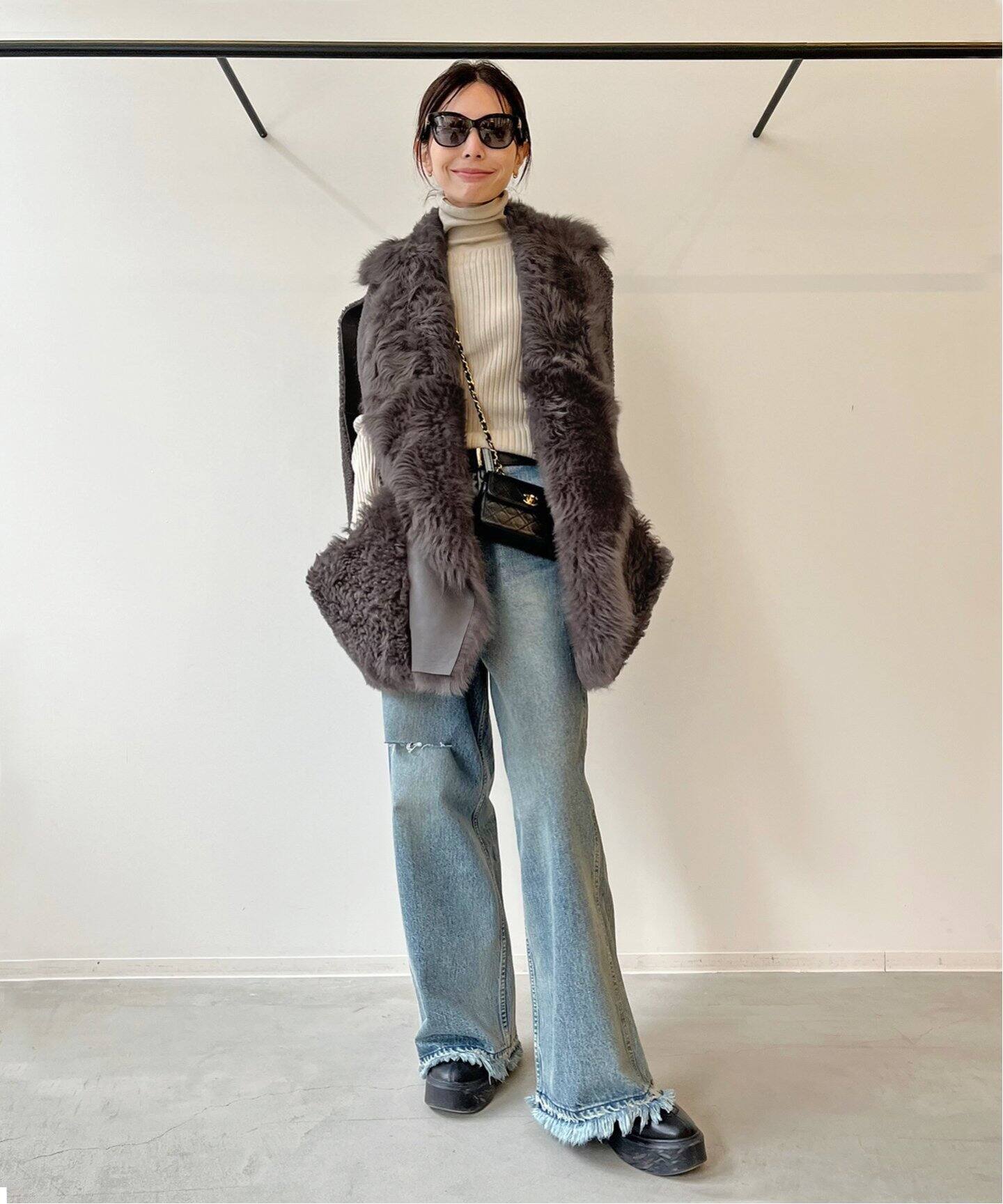 BLANCHA/ブランカ】MOUTON VEST（ベスト）｜L