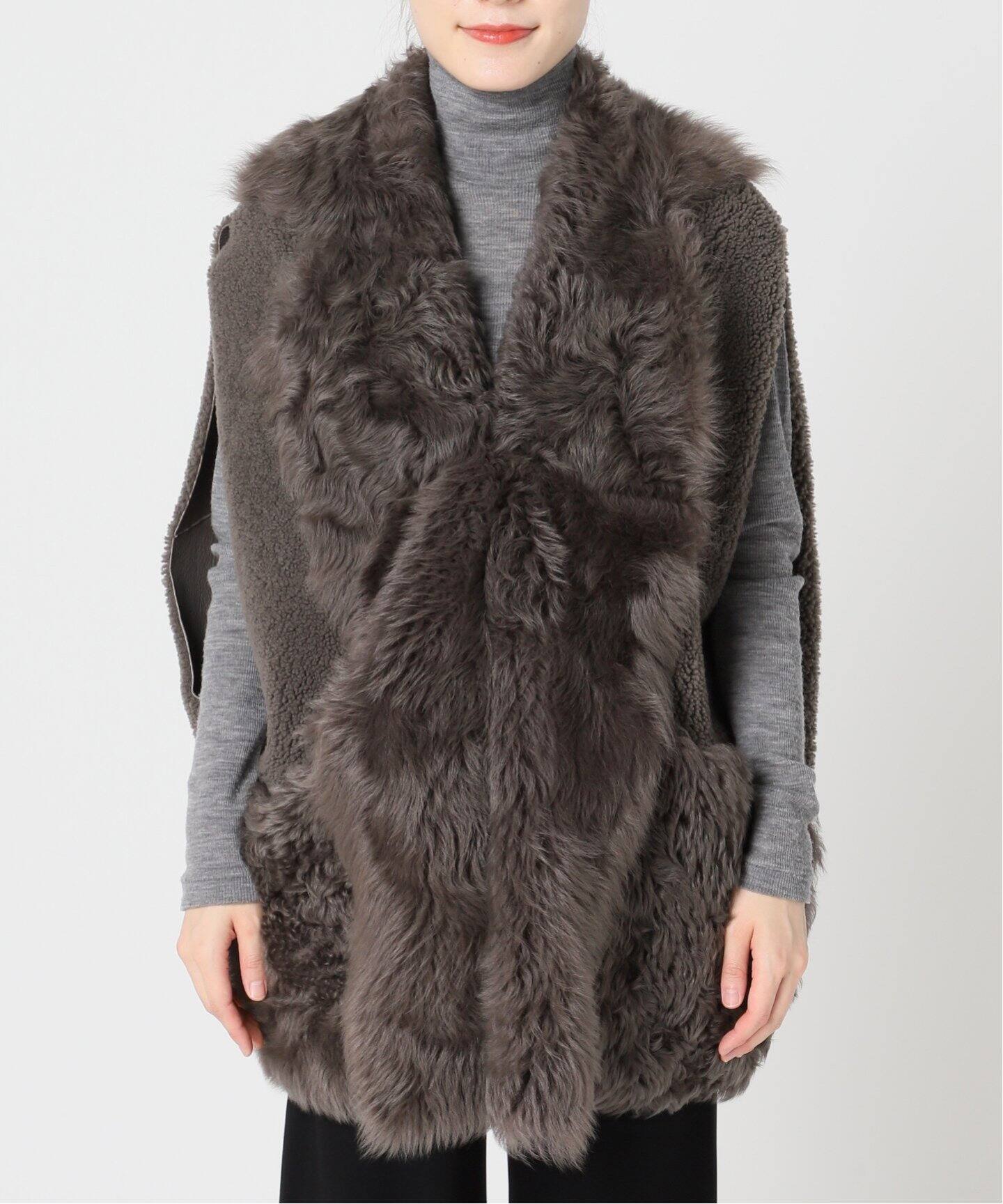 BLANCHA/ブランカ】MOUTON VEST（ベスト）｜L 