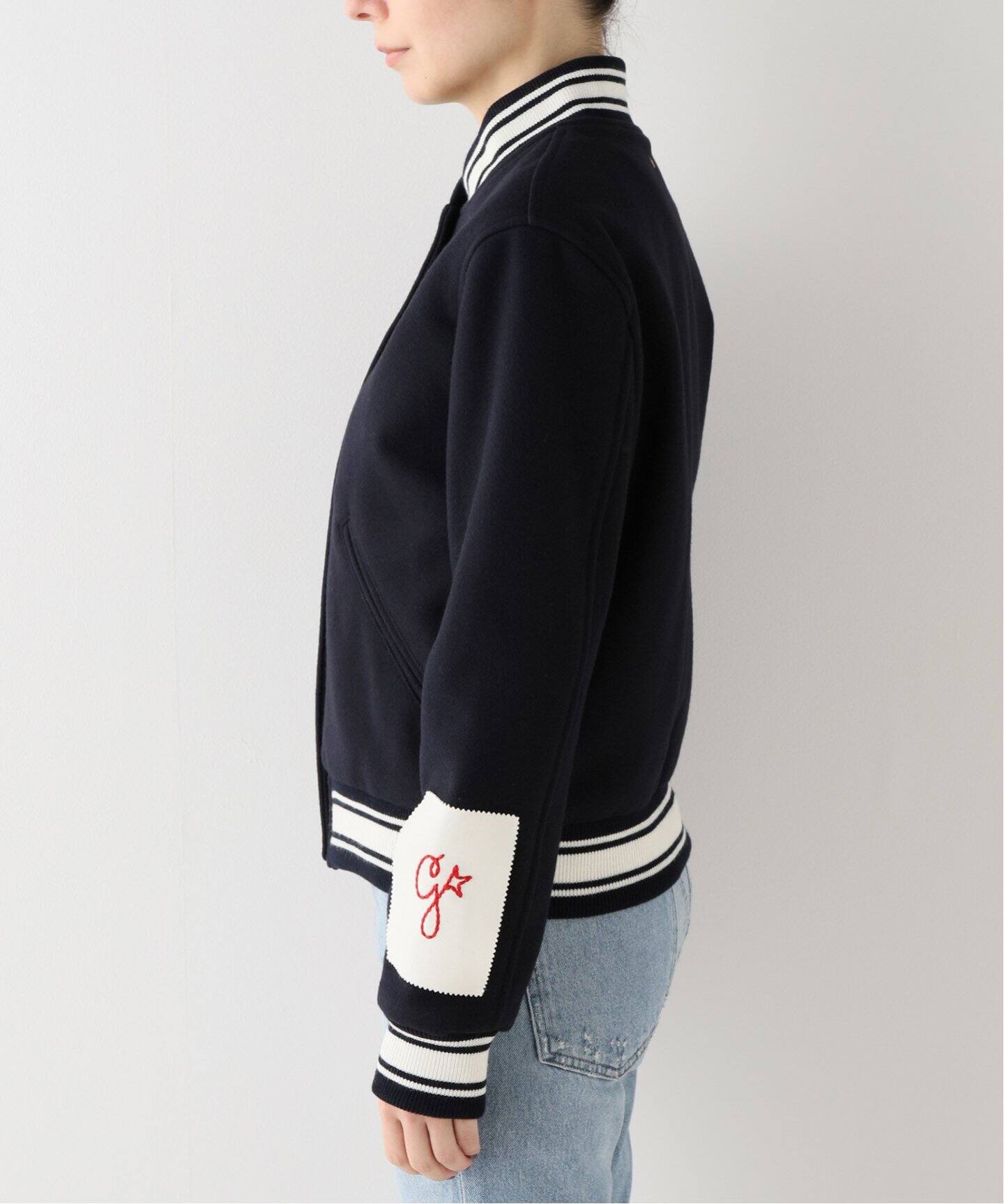 GOLDEN GOOSE/ゴールデン グース】 BOMBER JACKET（スタジャン）｜L  