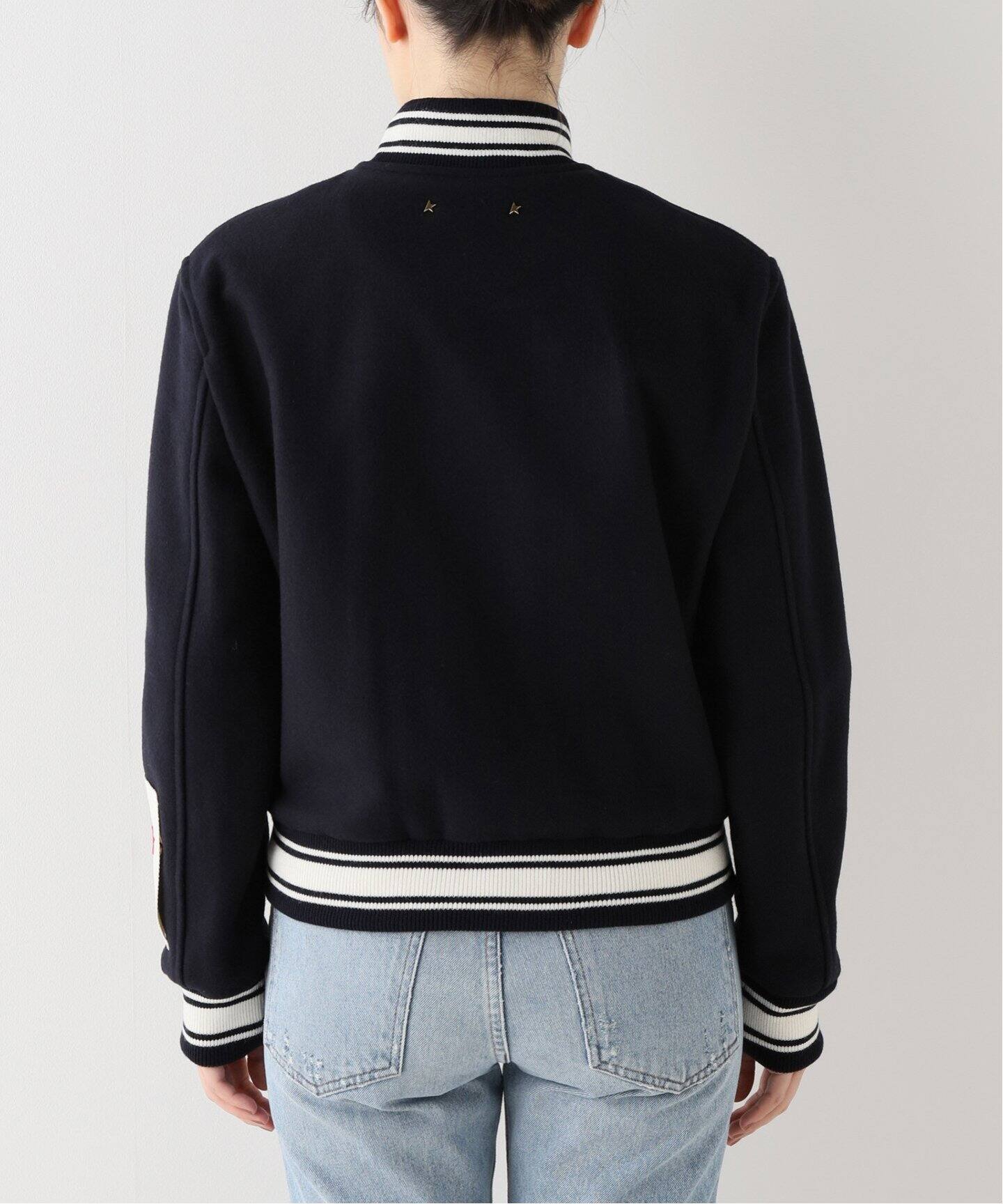 GOLDEN GOOSE/ゴールデン グース】 BOMBER JACKET（スタジャン）｜L  