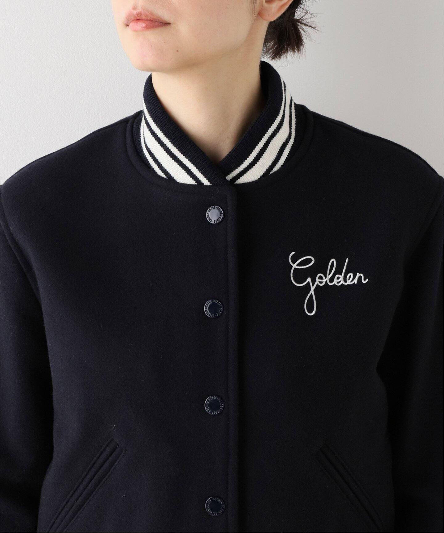 GOLDEN GOOSE/ゴールデン グース】 BOMBER JACKET（スタジャン）｜L  