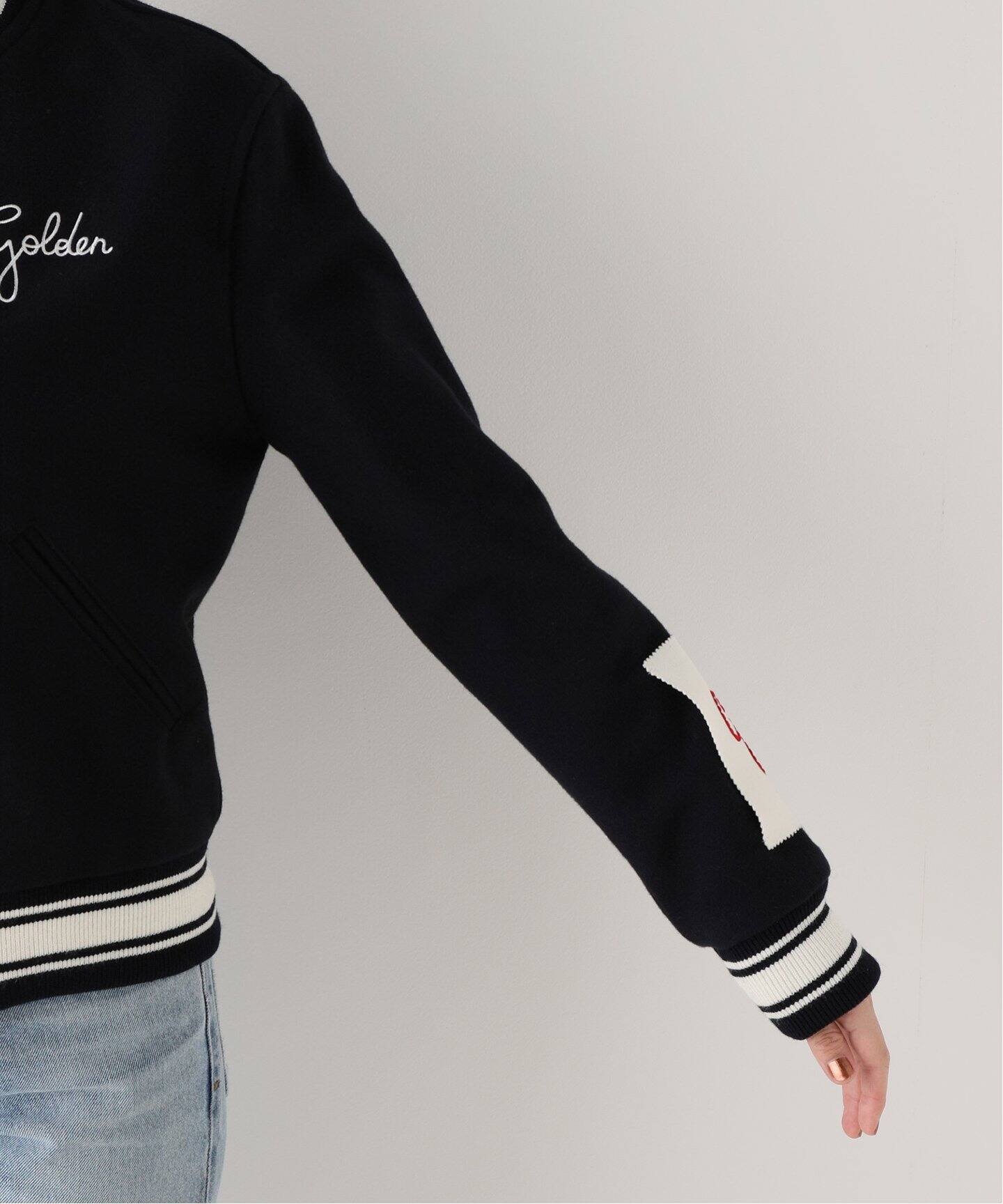GOLDEN GOOSE/ゴールデン グース】 BOMBER JACKET（スタジャン）｜L 
