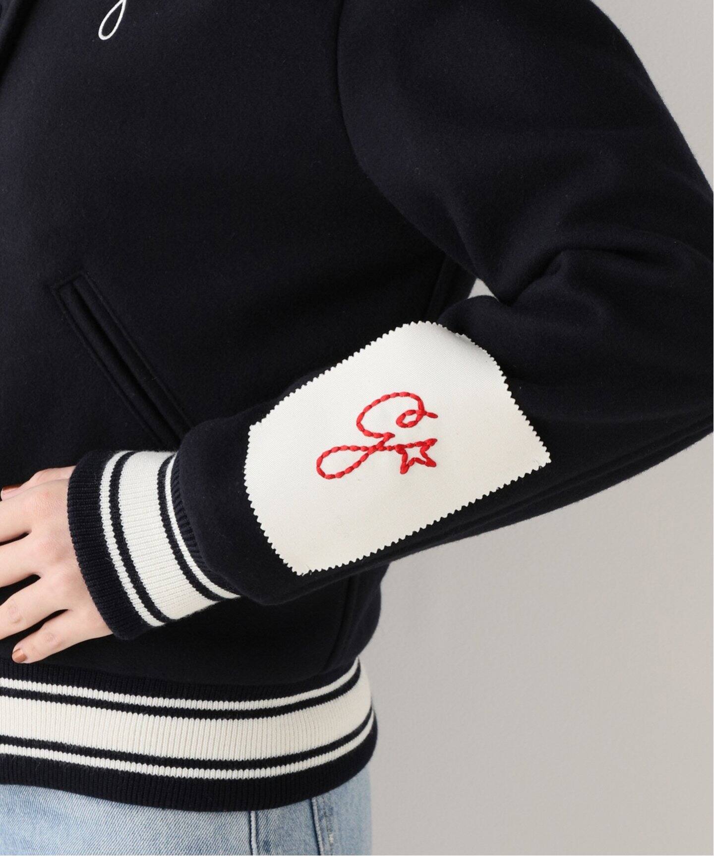 GOLDEN GOOSE/ゴールデン グース】 BOMBER JACKET（スタジャン）｜L 