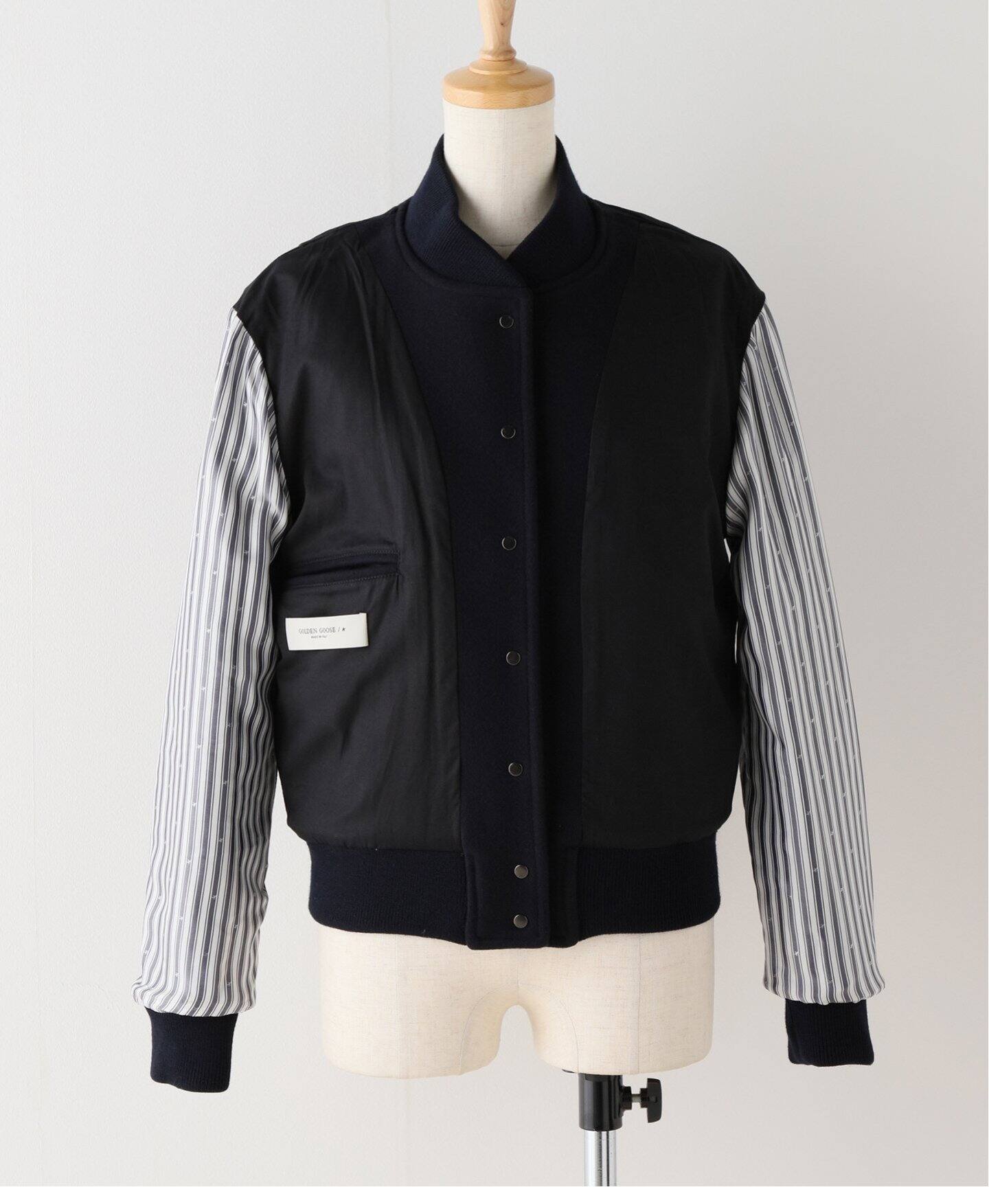 GOLDEN GOOSE/ゴールデン グース】 BOMBER JACKET（スタジャン）｜L  