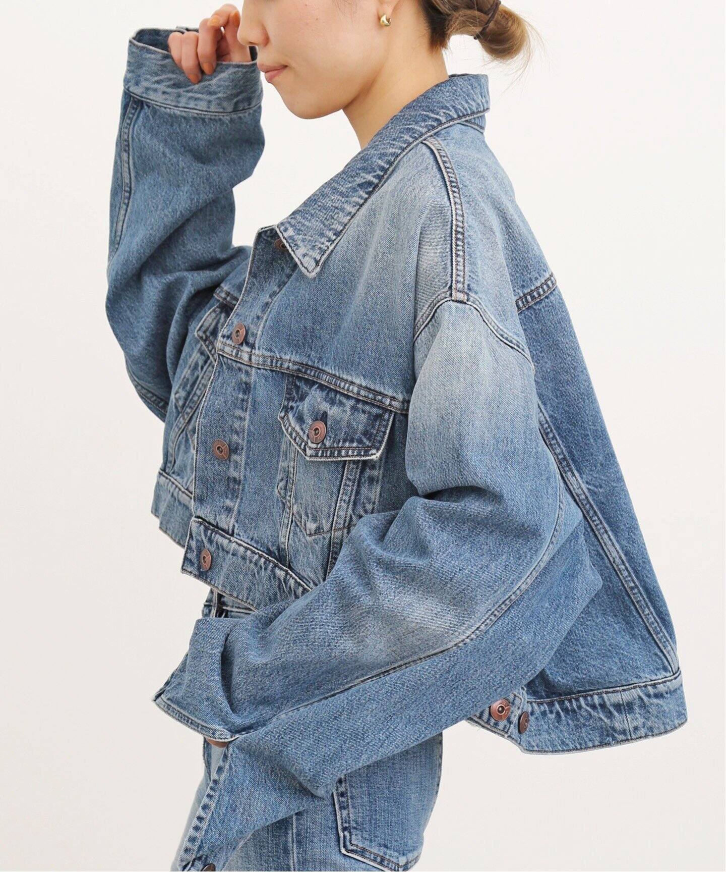 3×1/スリーバイワン】GINA JACKET（デニムジャケット）｜L 