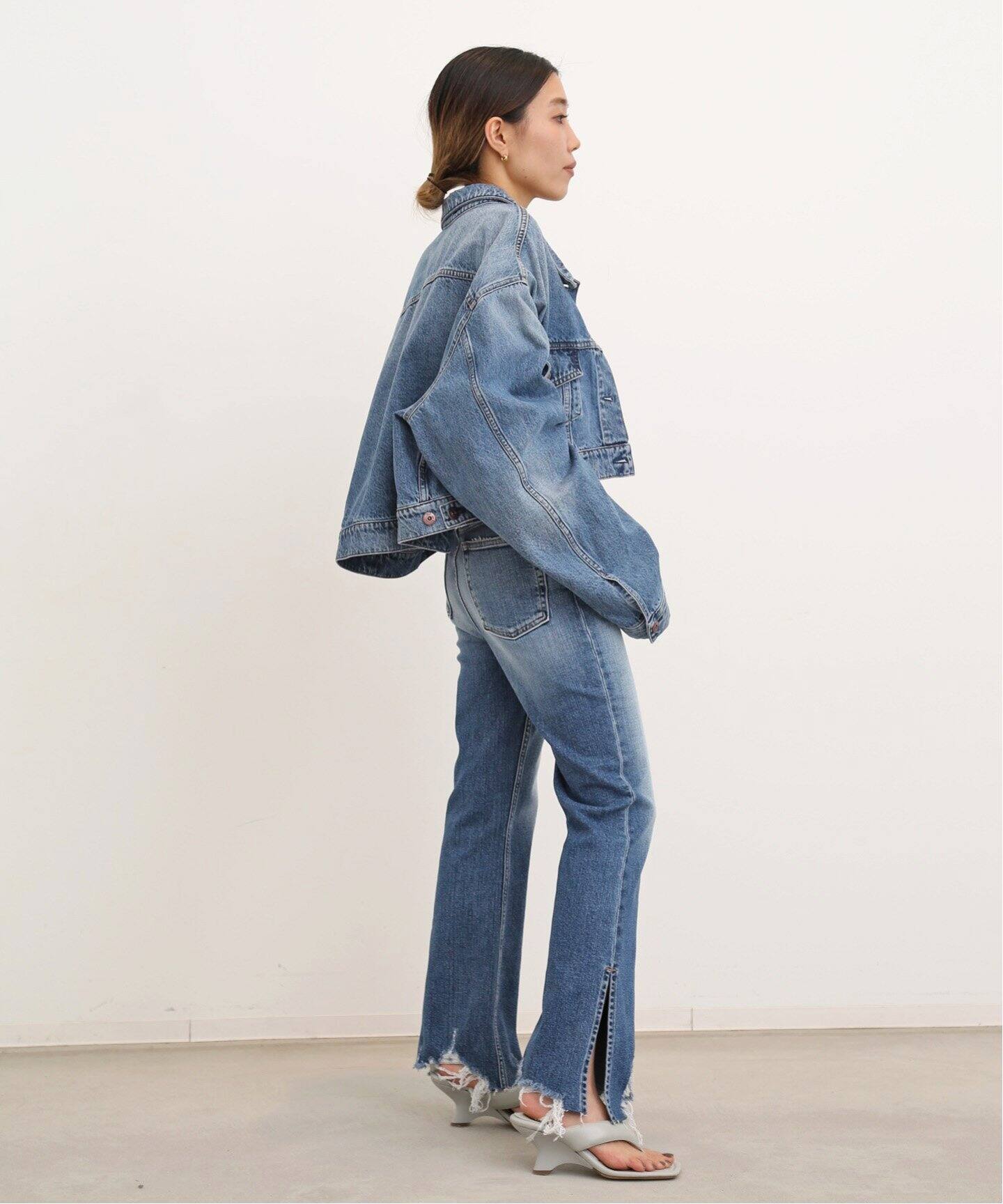 3×1/スリーバイワン】GINA JACKET（デニムジャケット）｜L 