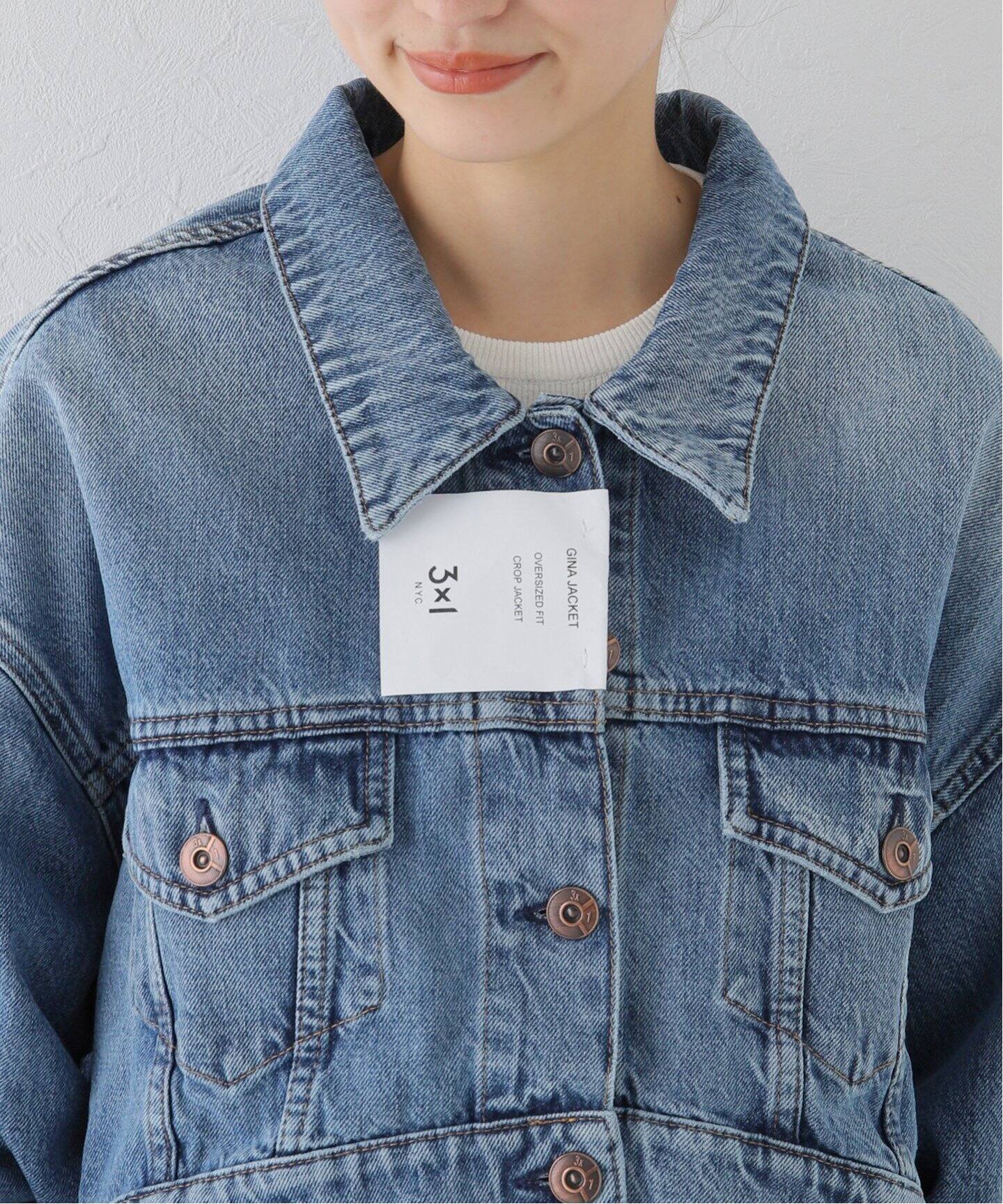 3×1/スリーバイワン】GINA JACKET（デニムジャケット）｜L 