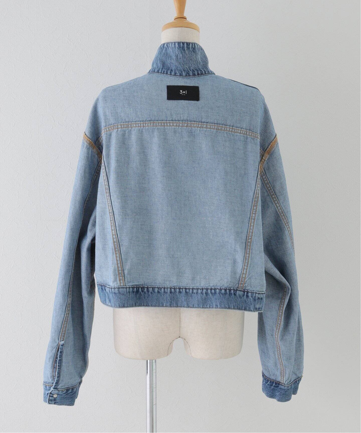 3×1/スリーバイワン】GINA JACKET（デニムジャケット）｜L