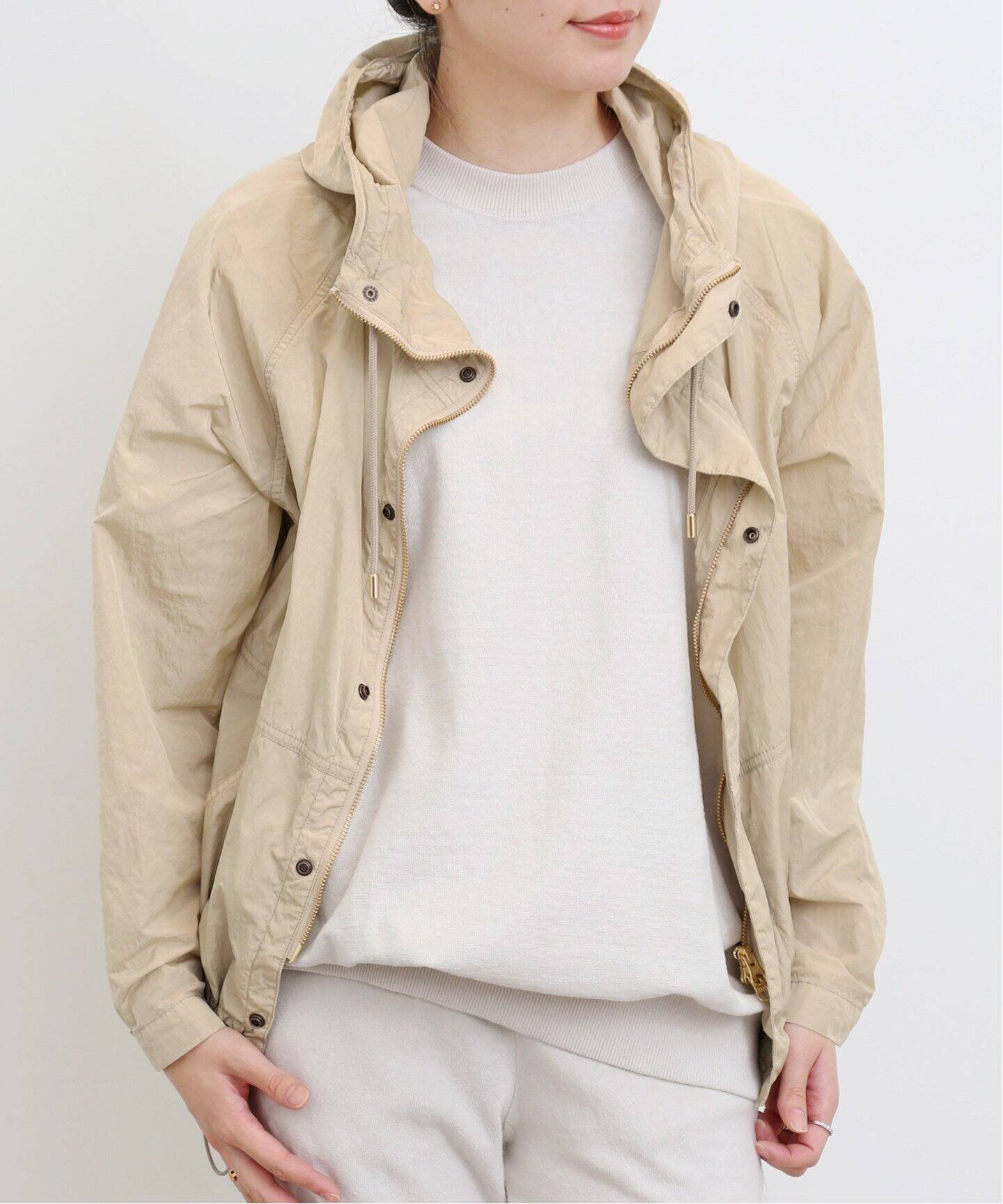 REMI RELIEF/レミレリーフ】Nylon Zip Hood Blouson（ナイロン  