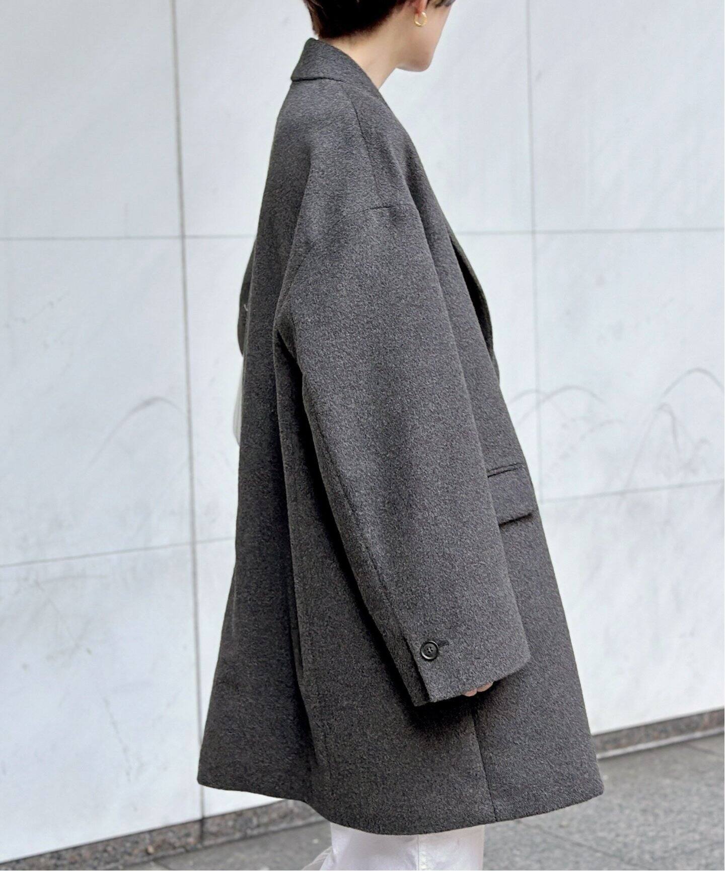 Gray over-sized Jacket Coat（その他ブルゾン／アウター）｜AP STUDIO  