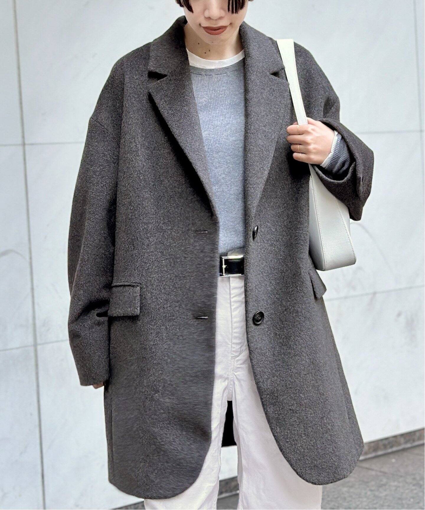 Gray over-sized Jacket Coat（その他ブルゾン／アウター）｜AP STUDIO  