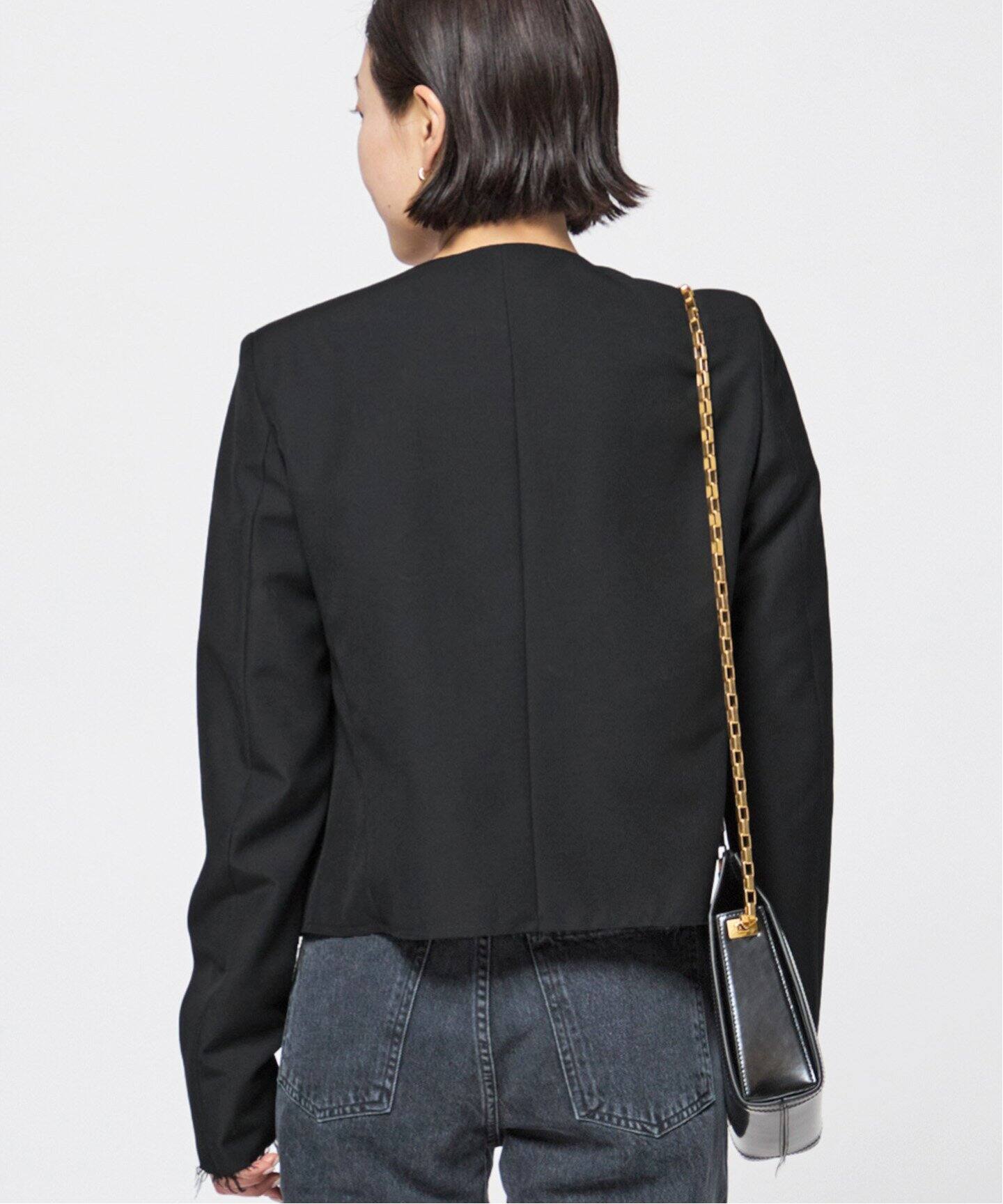COVERT/コーベルト】CREW NECK JACKET（ノーカラージャケット）｜AP 