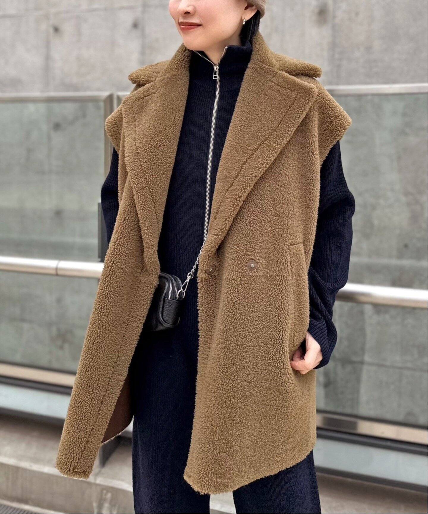 FURLING by GIANI】mouton vest（ムートンコート）｜AP STUDIO  