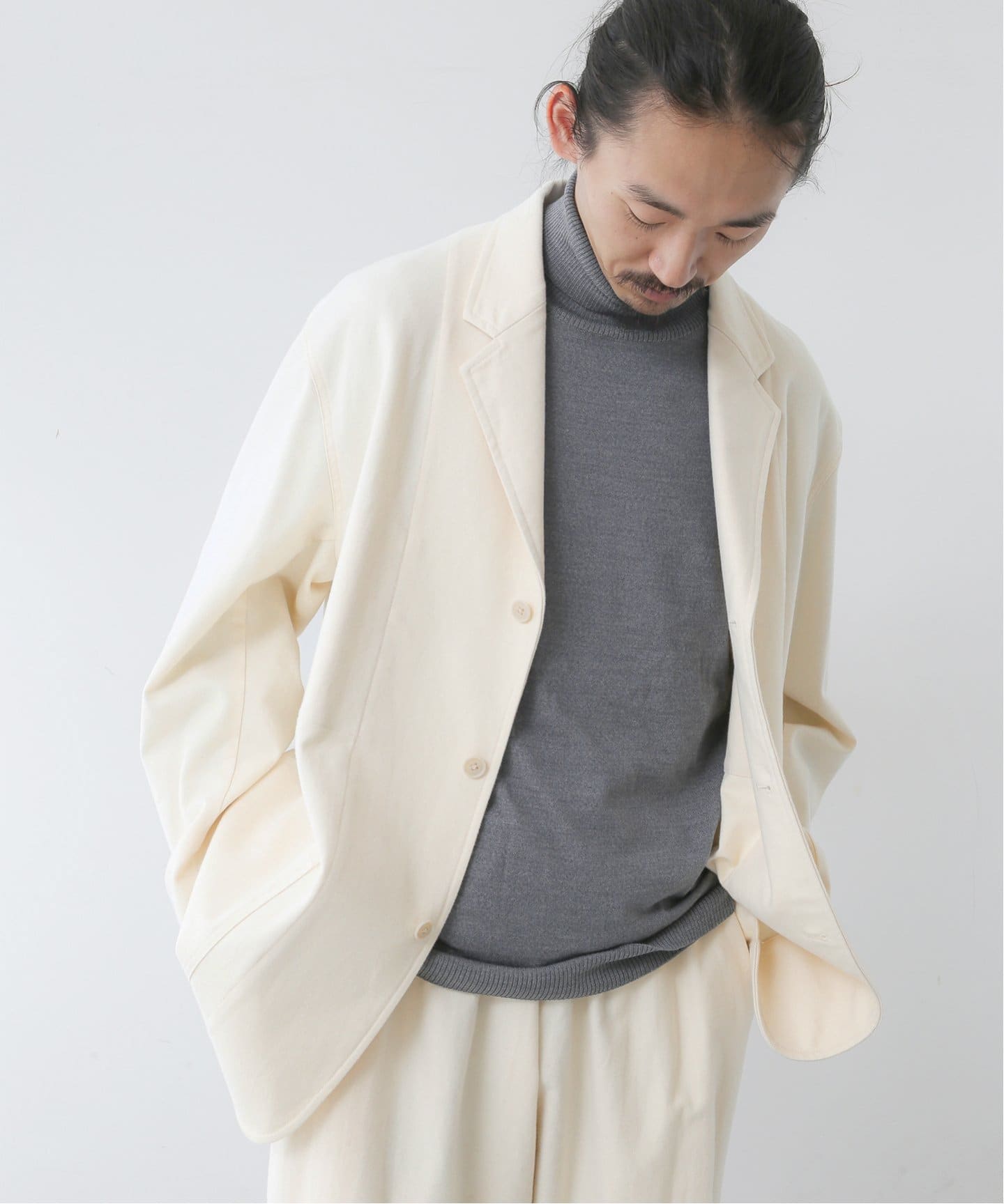 FORMO】フォルモ ウォッシャブル ライトブルゾン ジャケット size2