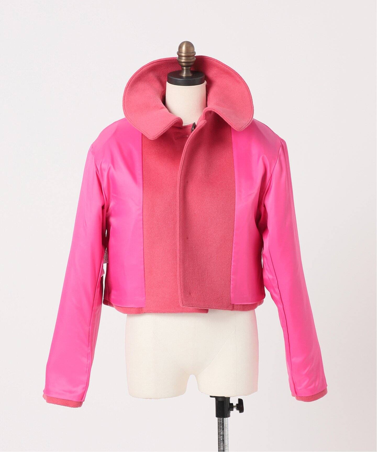 VIVIANO / ヴィヴィアーノ】Double Collar Cropped Jacket（その他  