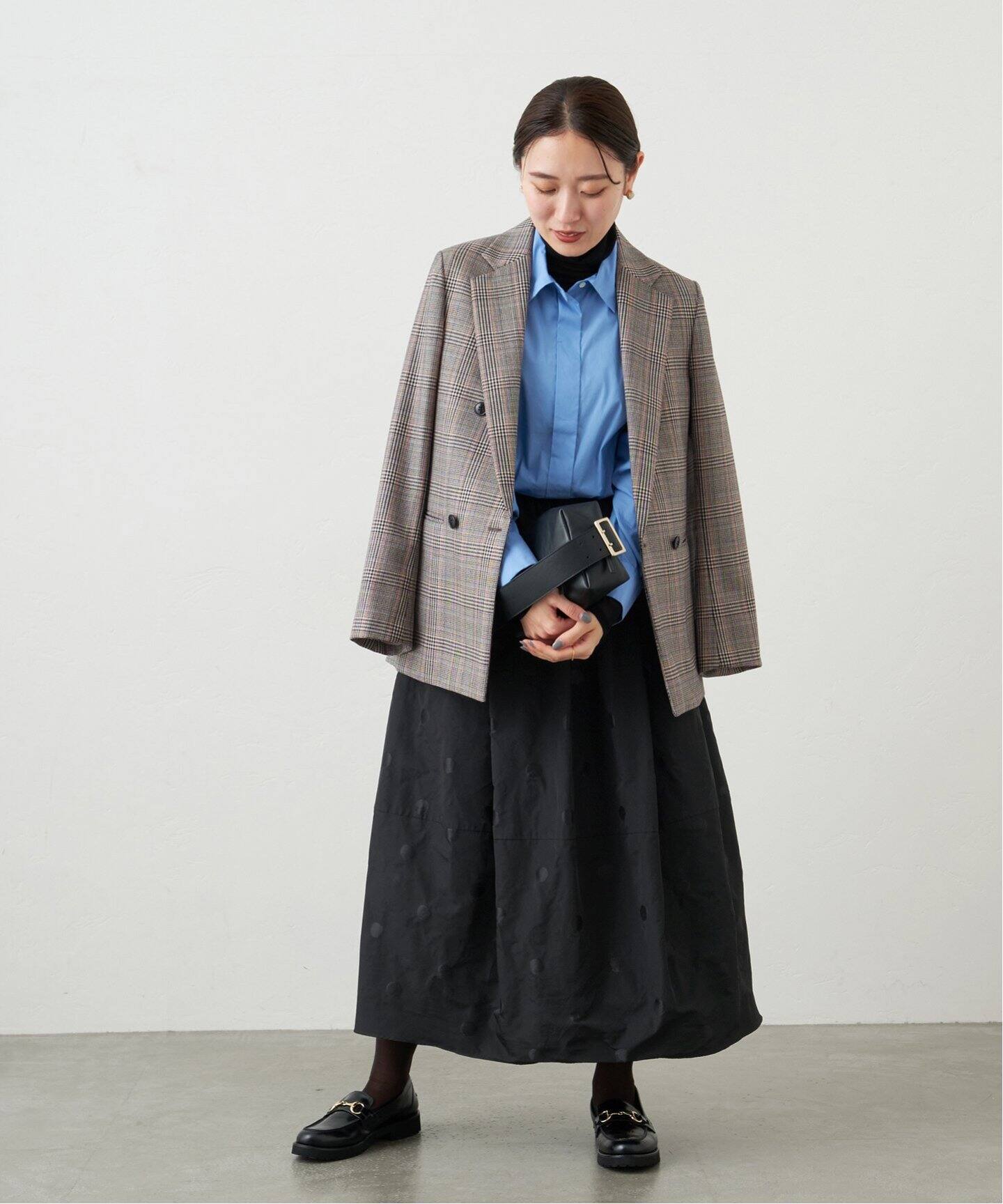 グレンチェック W前ジャケット（テーラードジャケット）｜IENA（イエナ  