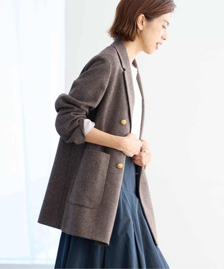 杢ツイード W前ジャケット（テーラードジャケット）｜IENA（イエナ）の  