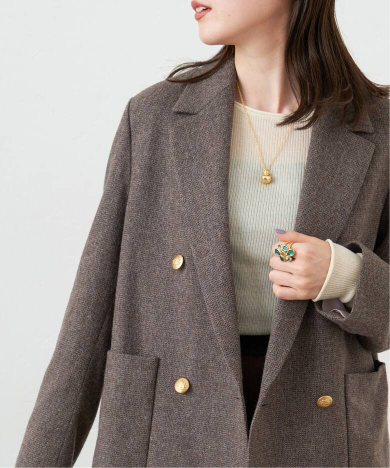 杢ツイード W前ジャケット（テーラードジャケット）｜IENA（イエナ）の  