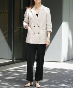 LINEN COTTONストレッチジャケット（その他ジャケット・スーツ）｜IENA 