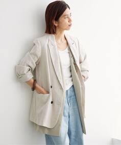 LINEN COTTONストレッチジャケット（その他ジャケット・スーツ）｜IENA 