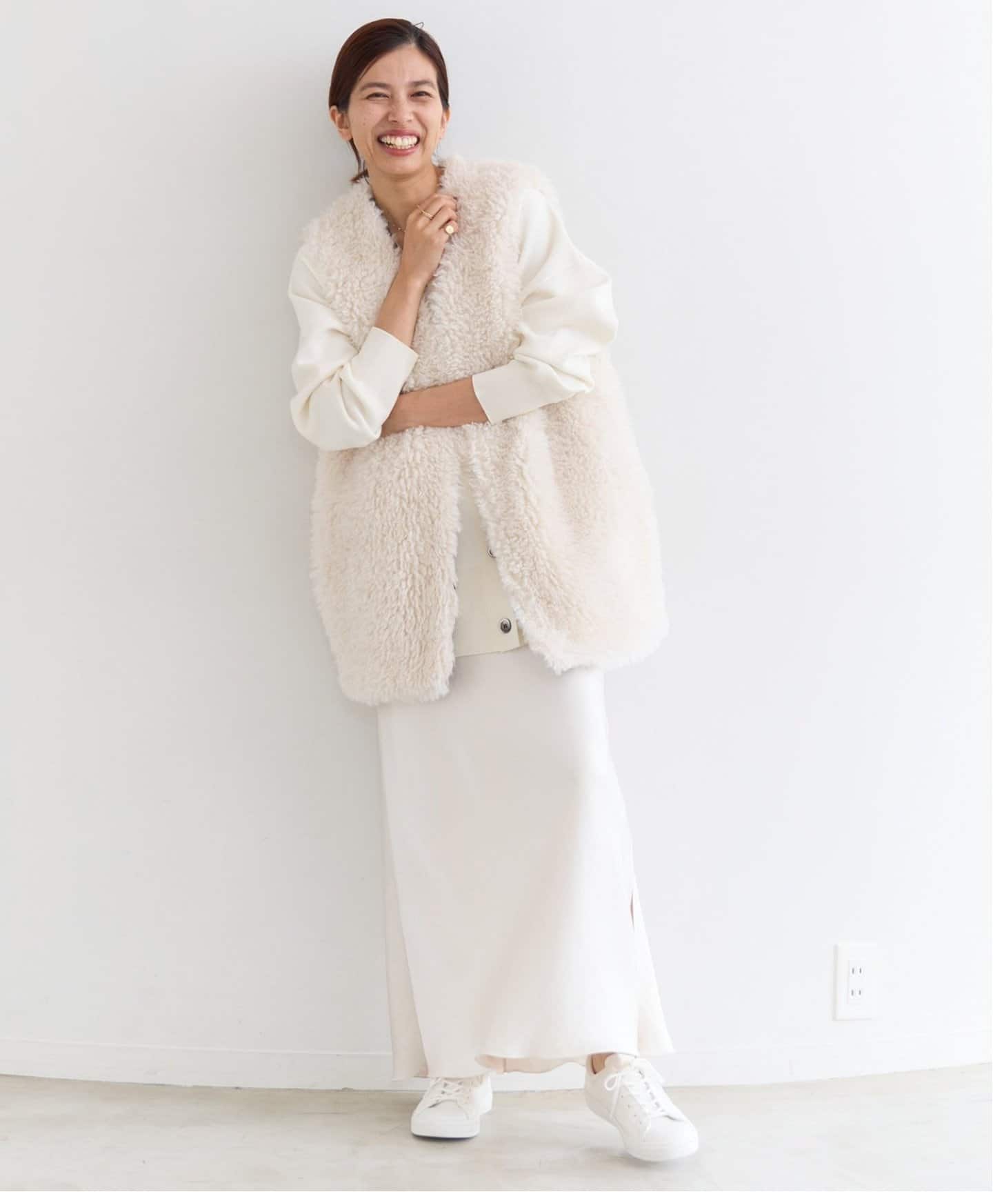 カーリーファージレ　IENA 追加》カーリーファージレ（ベスト）｜IENA（イエナ）の通販